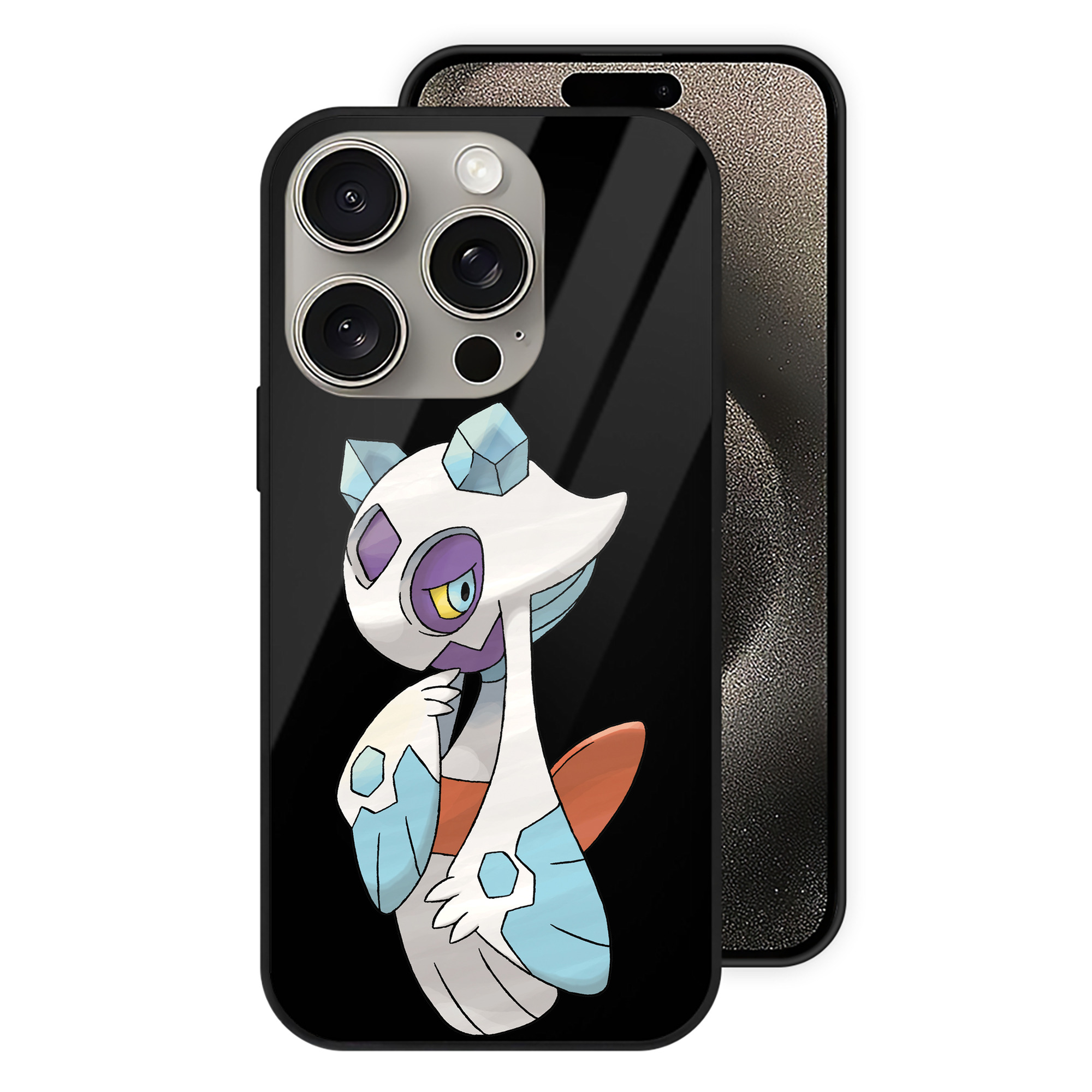 （画像用） ポケットモンスター Pokémon 【iPhone15Pro対応】スマホケース 耐衝撃＆黄変防止 背面ガラス