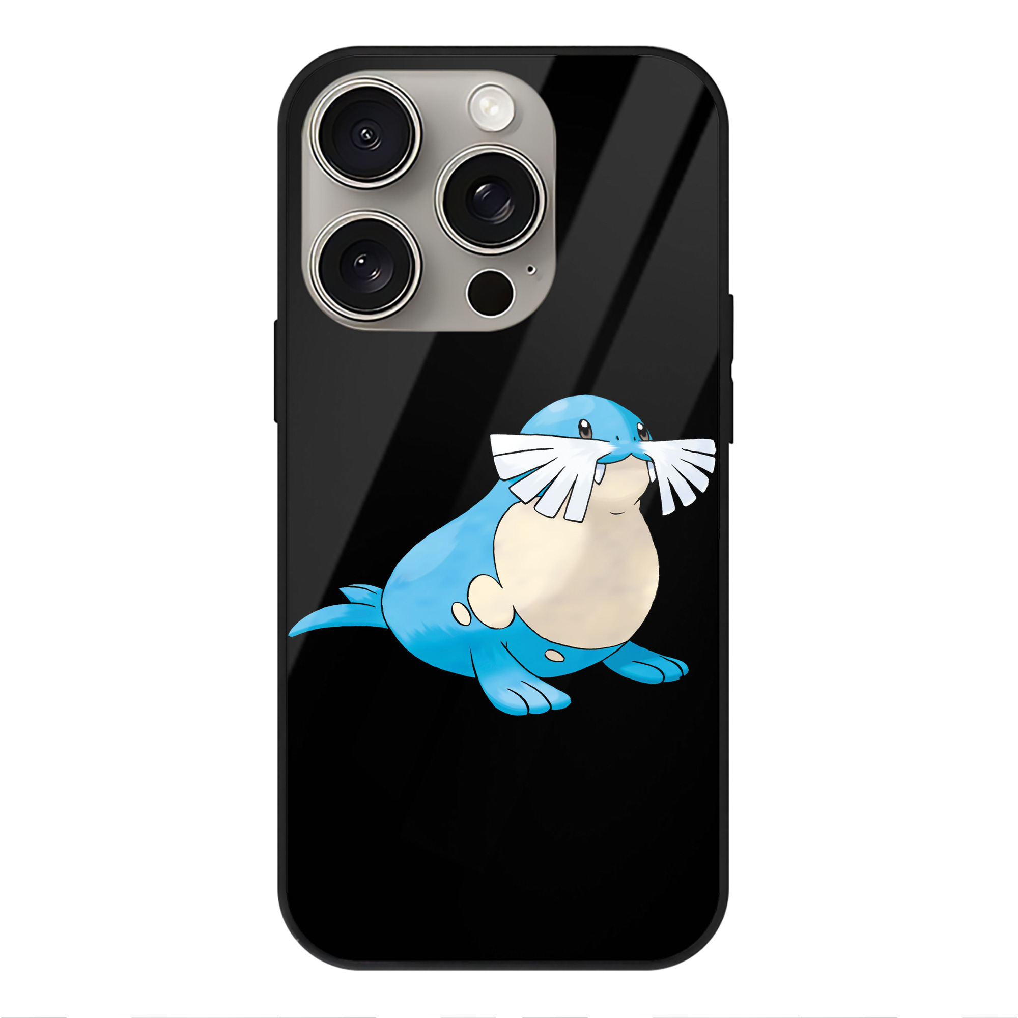 （画像用） ポケットモンスター Pokémon 【iPhone15Pro対応】スマホケース 耐衝撃＆黄変防止 背面ガラス