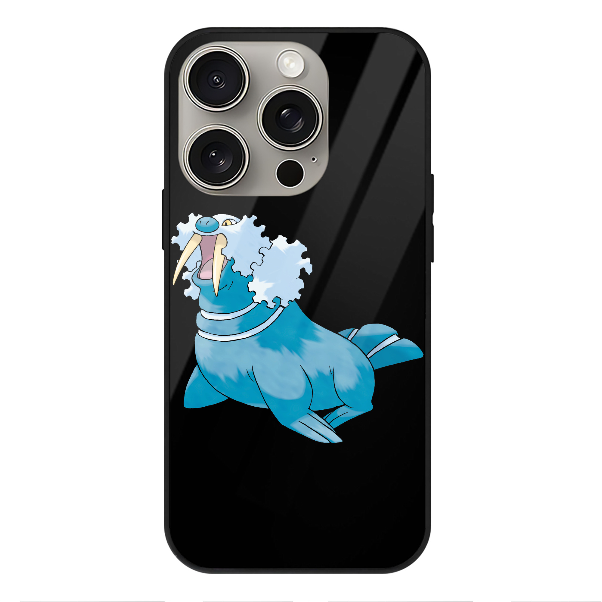 （画像用） ポケットモンスター Pokémon 【iPhone15Pro対応】スマホケース 耐衝撃＆黄変防止 背面ガラス