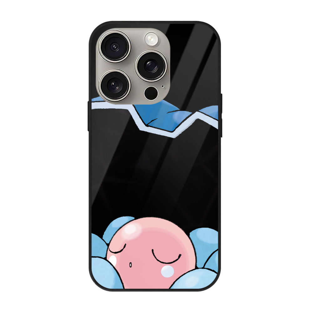 （画像用） ポケットモンスター Pokémon 【iPhone15Pro対応】スマホケース 耐衝撃＆黄変防止 背面ガラス