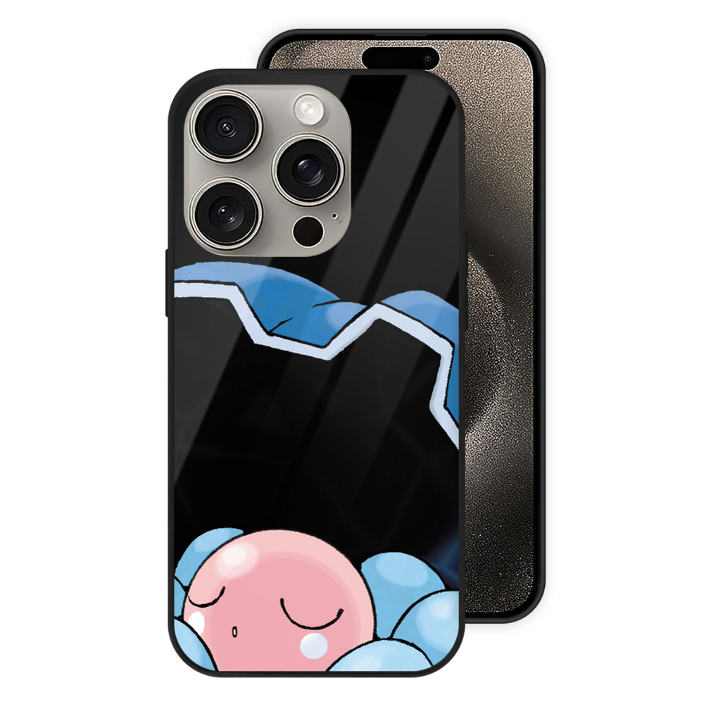（画像用） ポケットモンスター Pokémon 【iPhone15Pro対応】スマホケース 耐衝撃＆黄変防止 背面ガラス