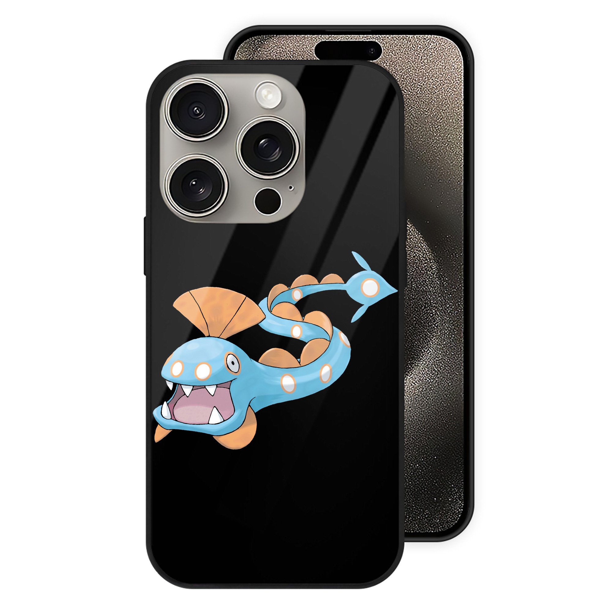 （画像用） ポケットモンスター Pokémon 【iPhone15Pro対応】スマホケース 耐衝撃＆黄変防止 背面ガラス