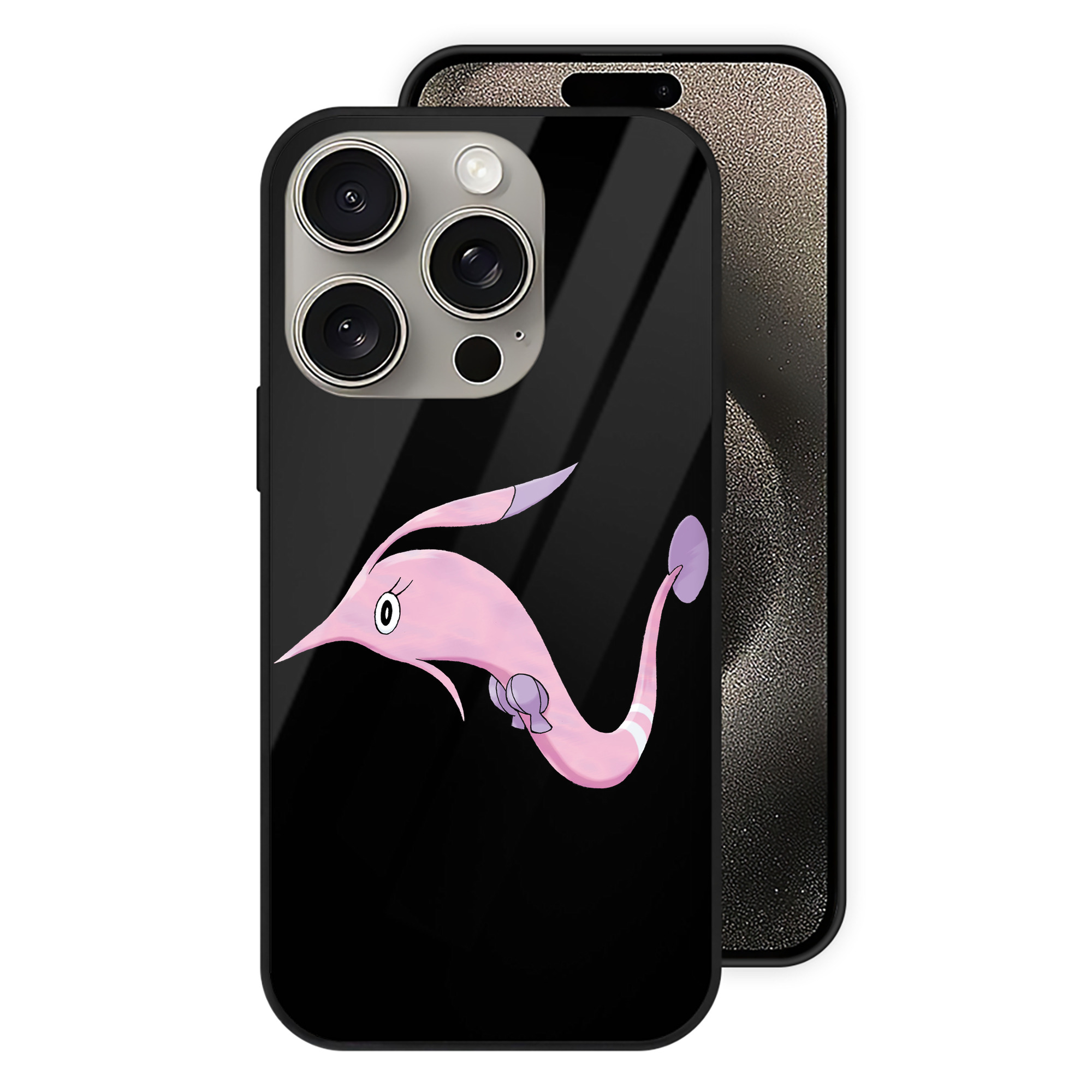 （画像用） ポケットモンスター Pokémon 【iPhone15Pro対応】スマホケース 耐衝撃＆黄変防止 背面ガラス