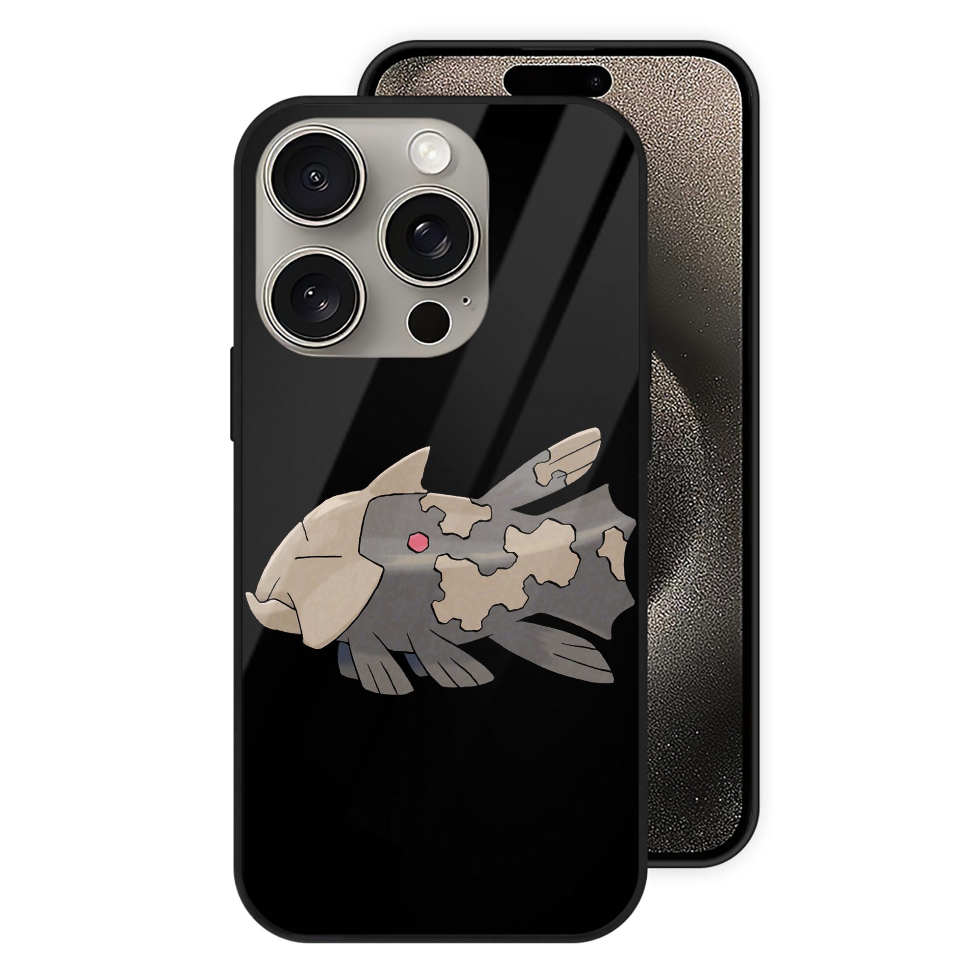 （画像用） ポケットモンスター Pokémon 【iPhone15Pro対応】スマホケース 耐衝撃＆黄変防止 背面ガラス