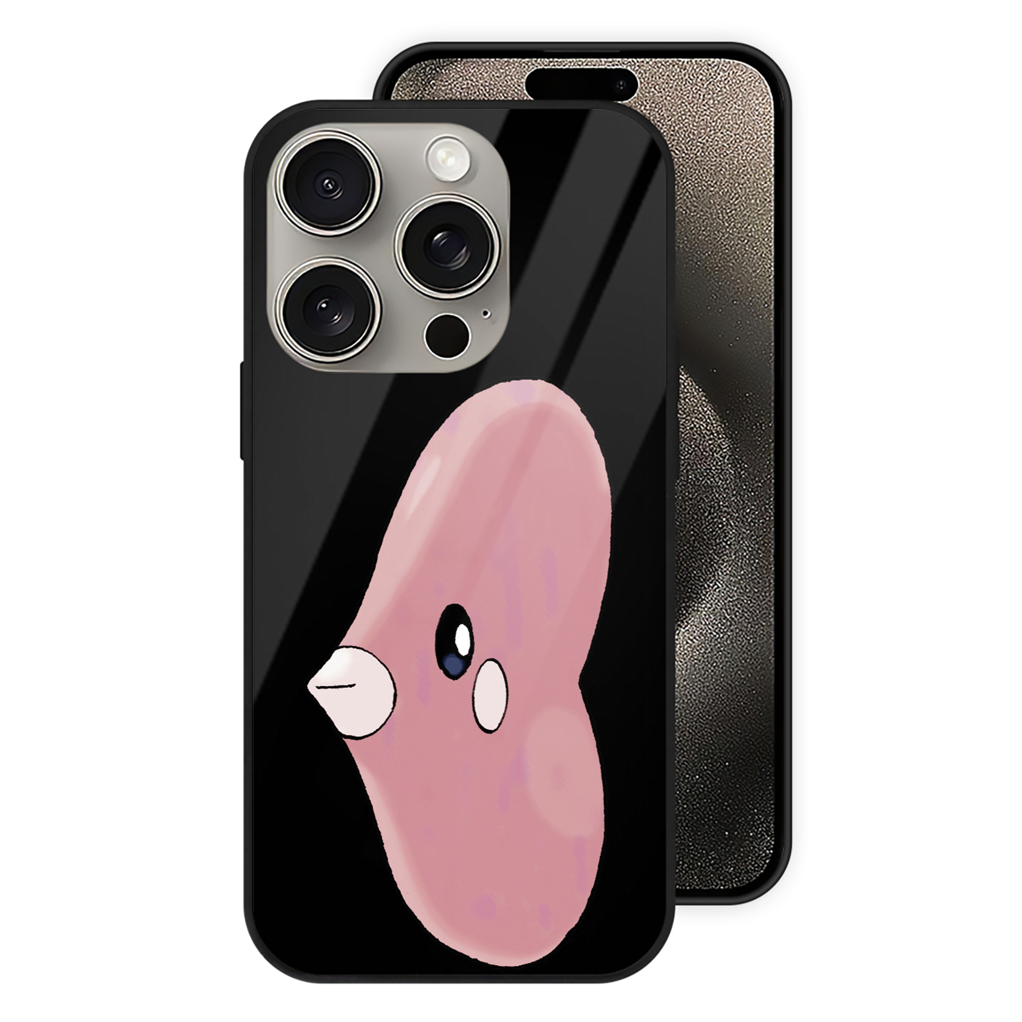 （画像用） ポケットモンスター Pokémon 【iPhone15Pro対応】スマホケース 耐衝撃＆黄変防止 背面ガラス