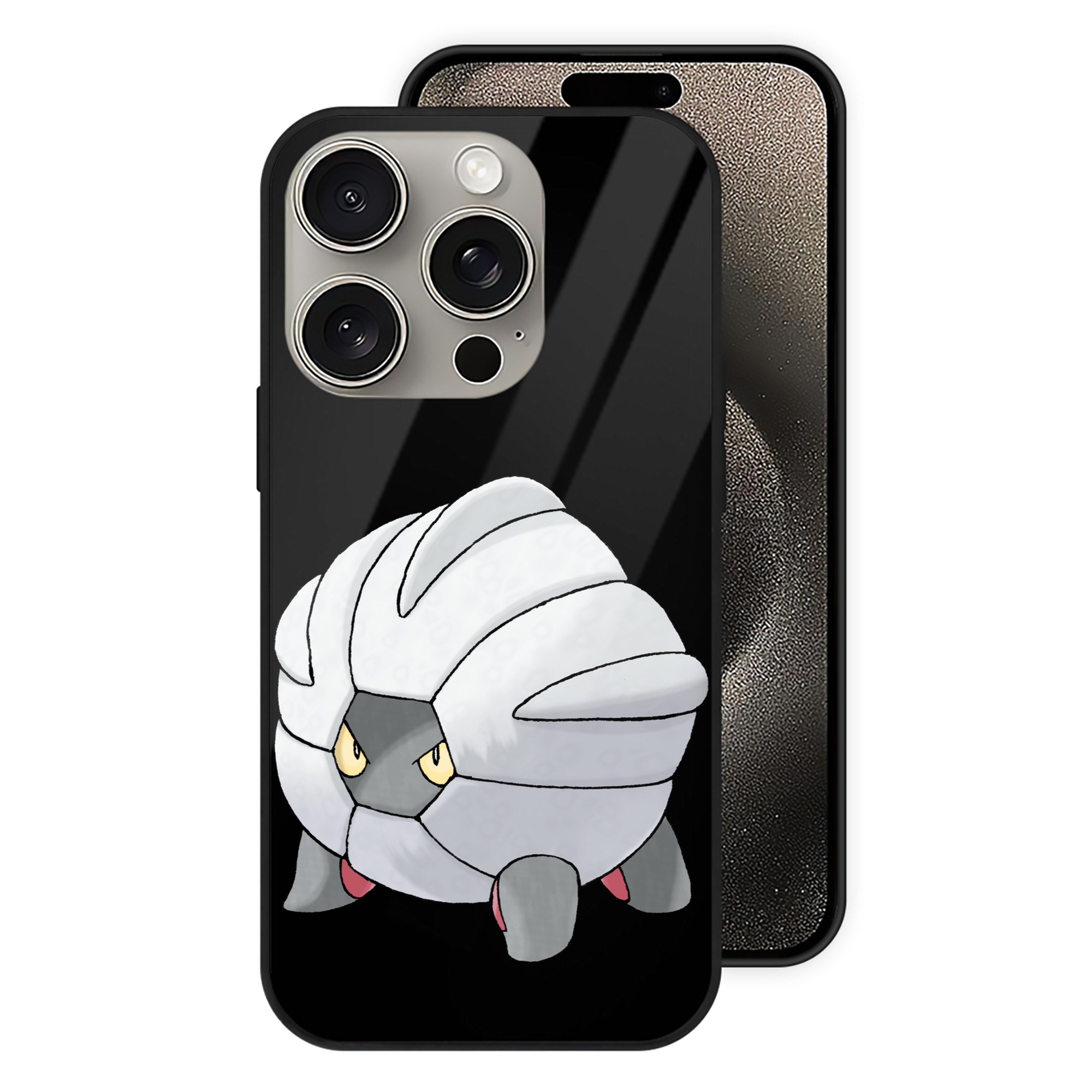 （画像用） ポケットモンスター Pokémon 【iPhone15Pro対応】スマホケース 耐衝撃＆黄変防止 背面ガラス