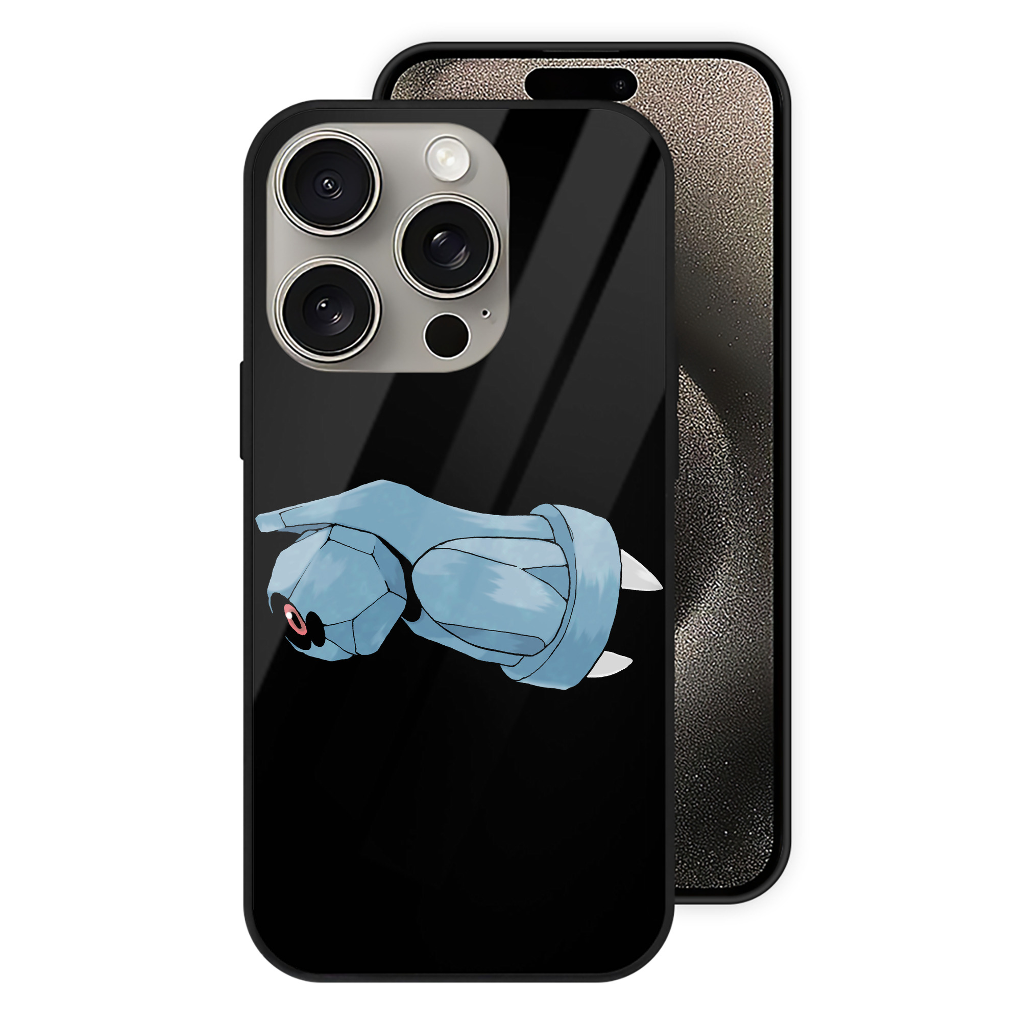 （画像用） ポケットモンスター Pokémon 【iPhone15Pro対応】スマホケース 耐衝撃＆黄変防止 背面ガラス