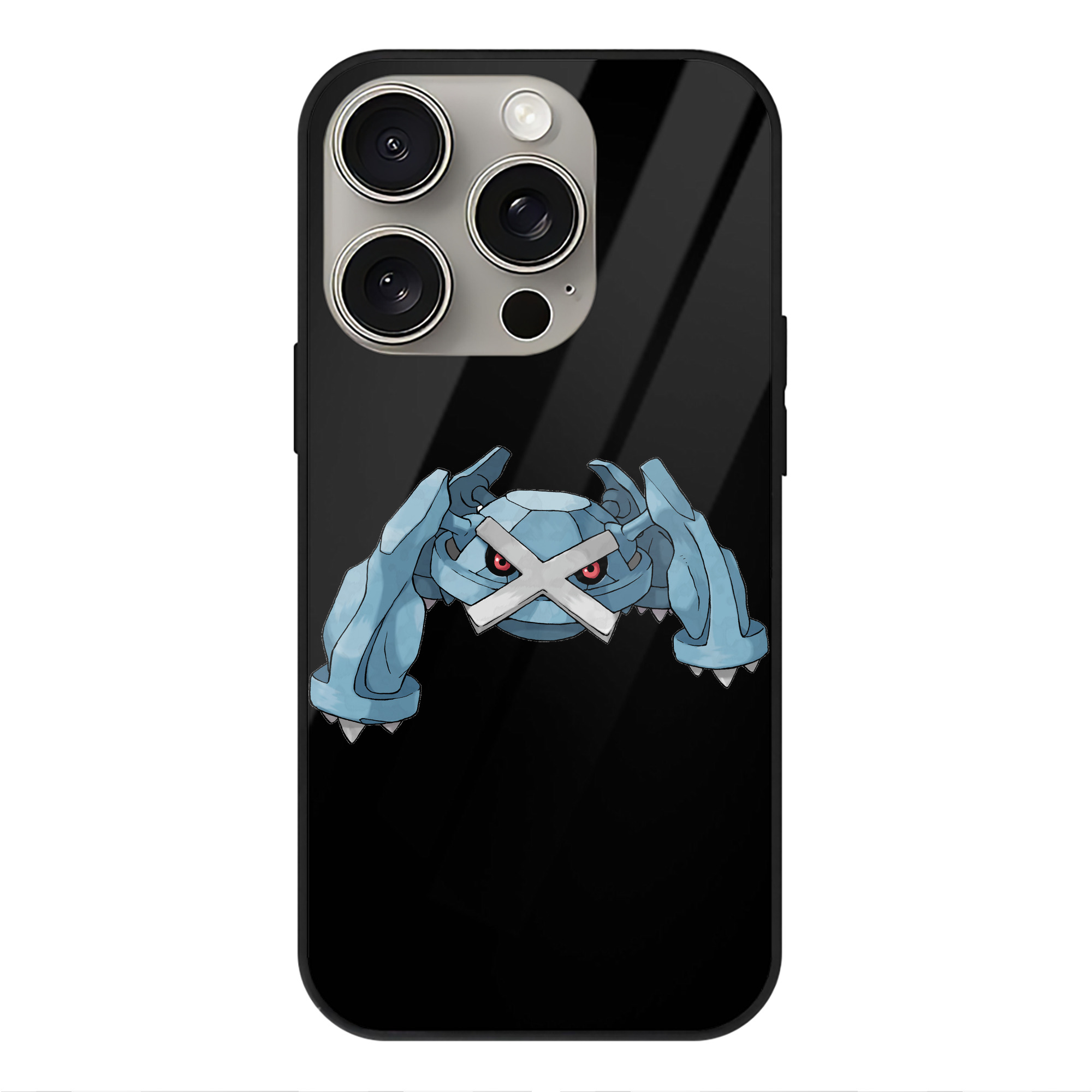 （画像用） ポケットモンスター Pokémon 【iPhone15Pro対応】スマホケース 耐衝撃＆黄変防止 背面ガラス