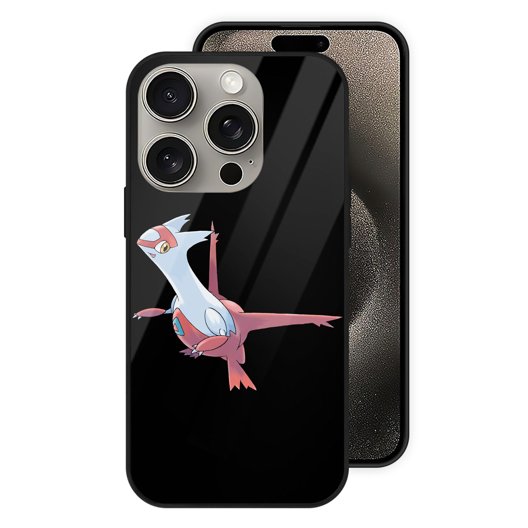 （画像用） ポケットモンスター Pokémon 【iPhone15Pro対応】スマホケース 耐衝撃＆黄変防止 背面ガラス