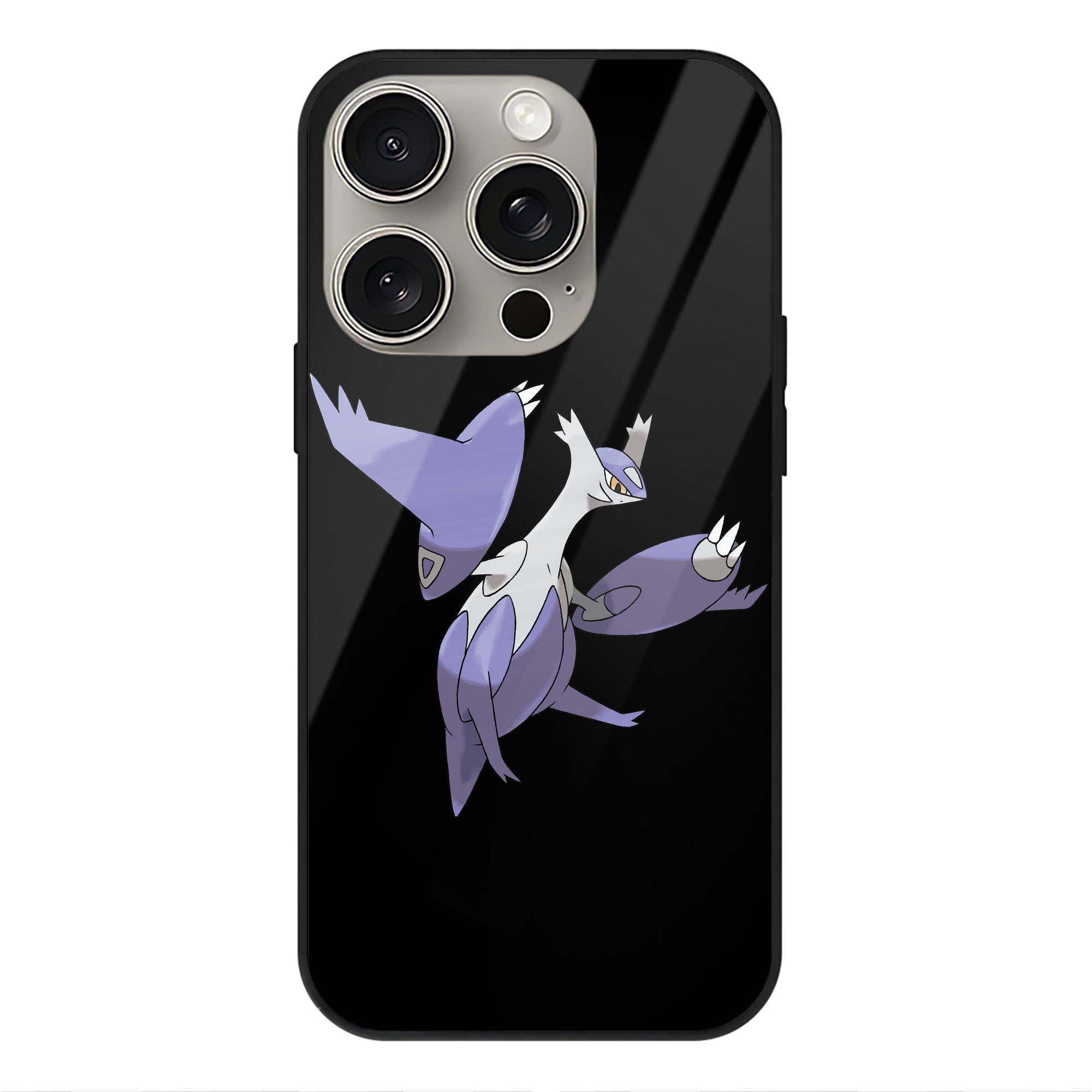 （画像用） ポケットモンスター Pokémon 【iPhone15Pro対応】スマホケース 耐衝撃＆黄変防止 背面ガラス