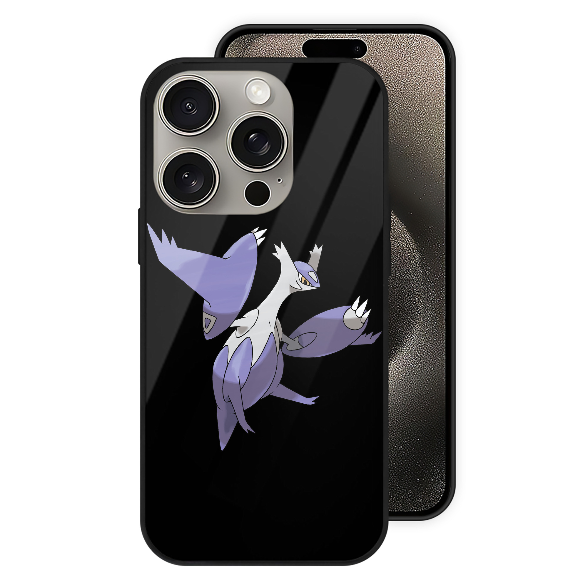 （画像用） ポケットモンスター Pokémon 【iPhone15Pro対応】スマホケース 耐衝撃＆黄変防止 背面ガラス