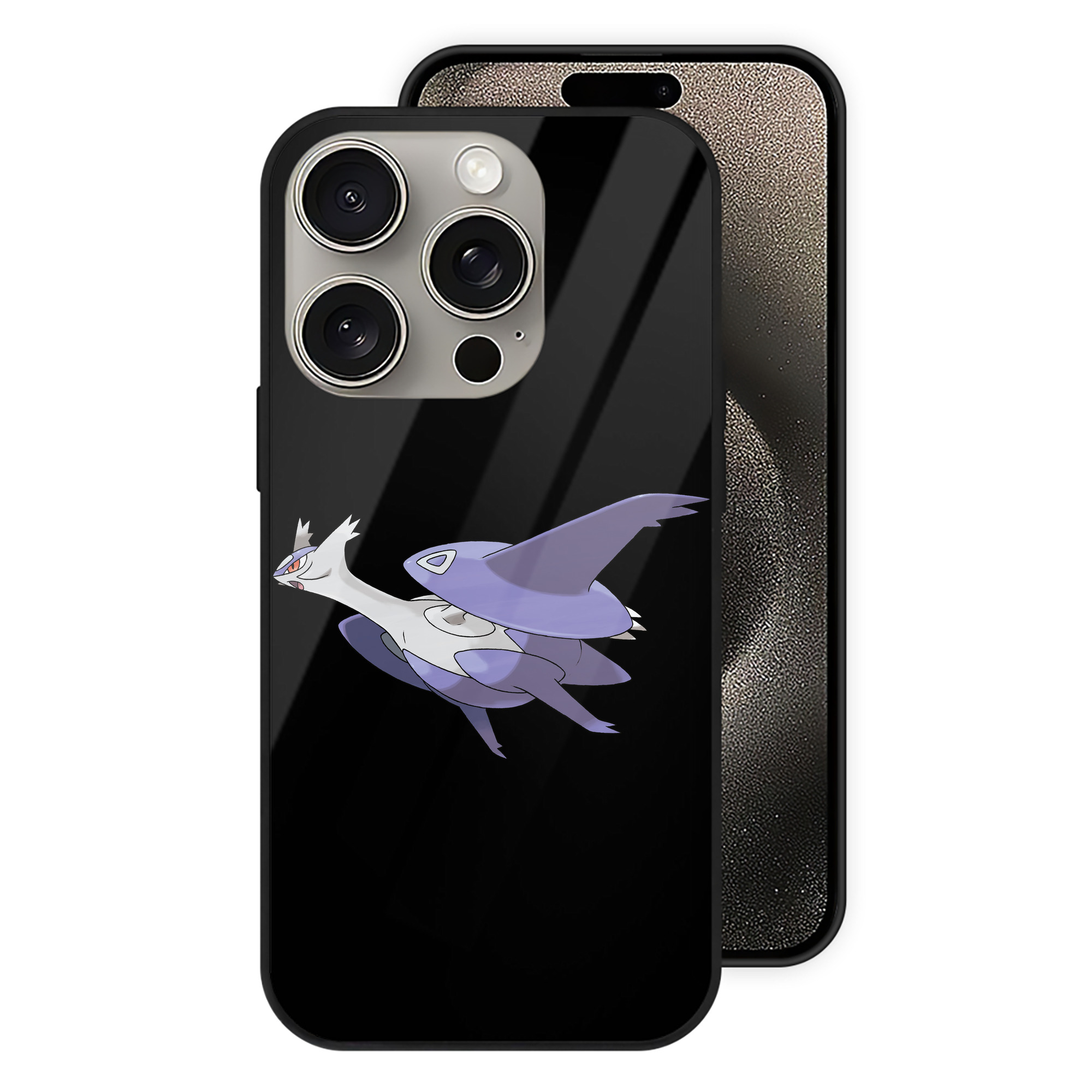 （画像用） ポケットモンスター Pokémon 【iPhone15Pro対応】スマホケース 耐衝撃＆黄変防止 背面ガラス