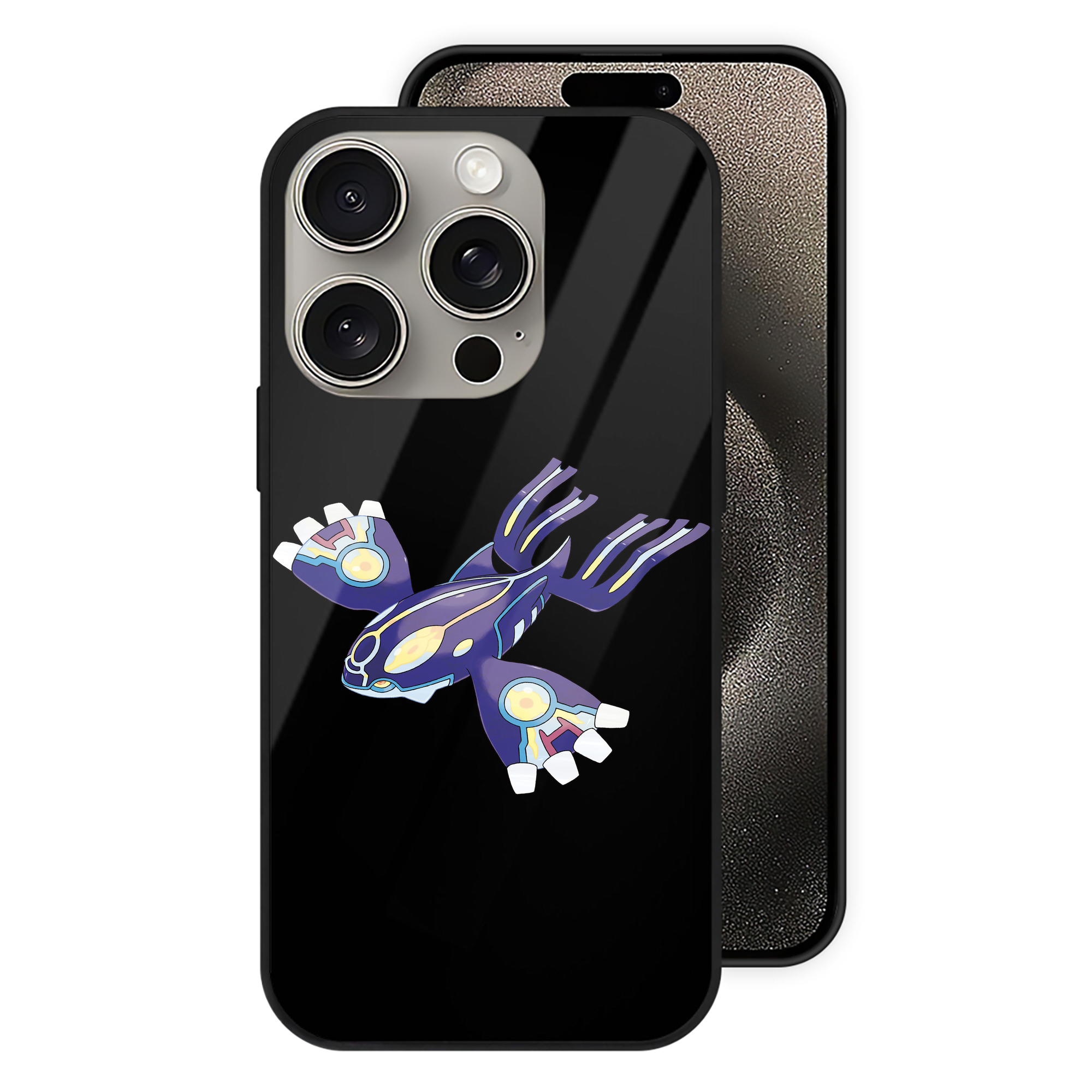 （画像用） ポケットモンスター Pokémon 【iPhone15Pro対応】スマホケース 耐衝撃＆黄変防止 背面ガラス