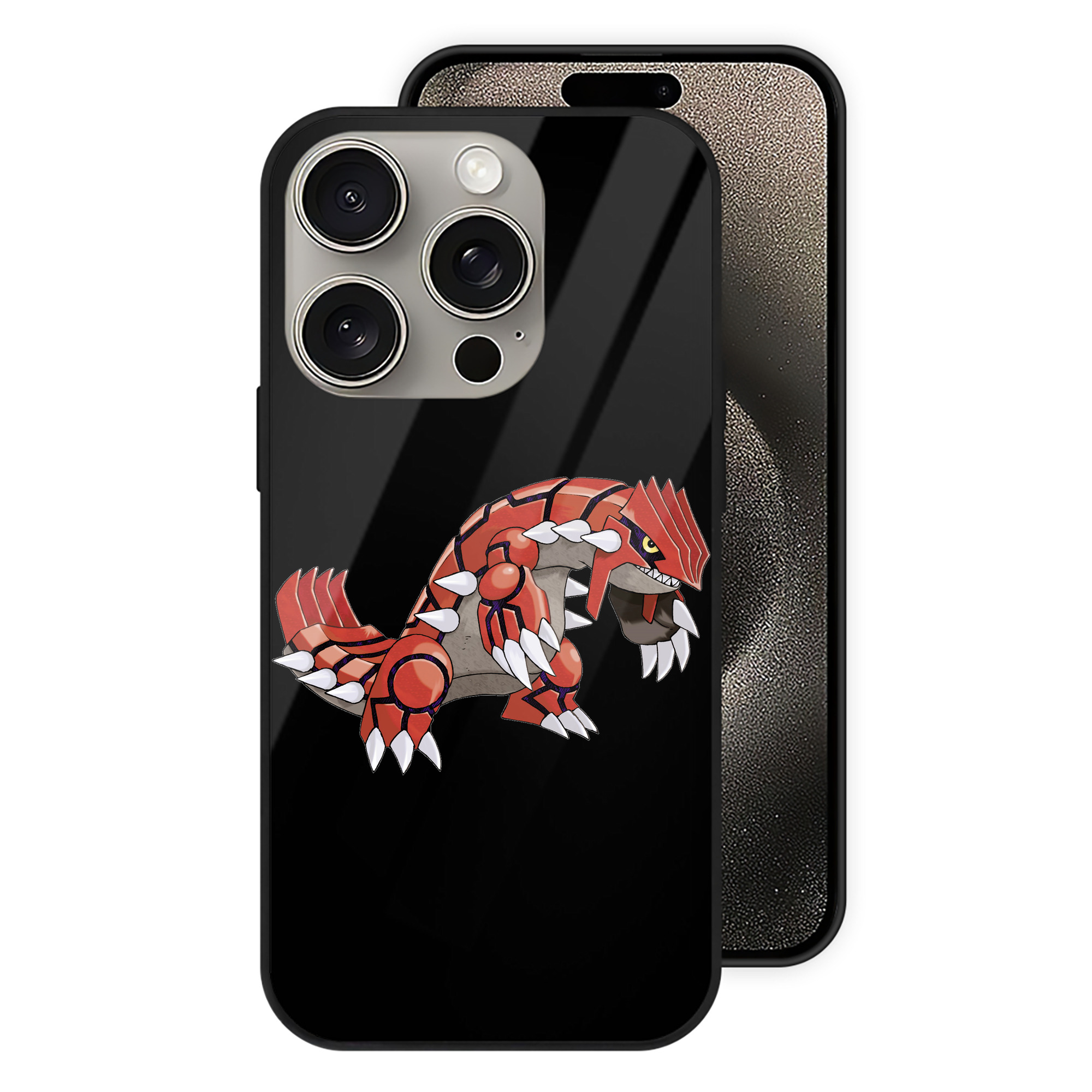 （画像用） ポケットモンスター Pokémon 【iPhone15Pro対応】スマホケース 耐衝撃＆黄変防止 背面ガラス