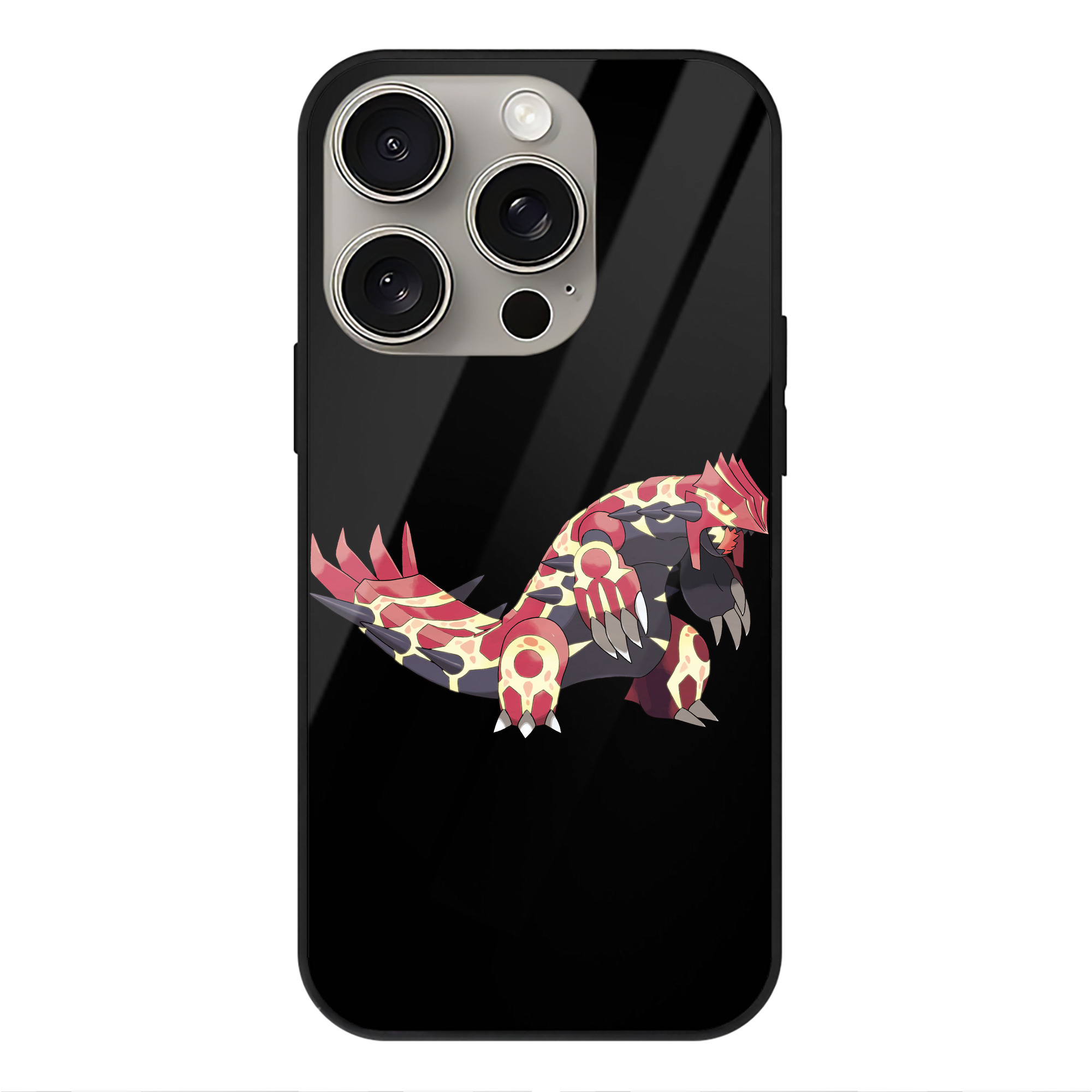 （画像用） ポケットモンスター Pokémon 【iPhone15Pro対応】スマホケース 耐衝撃＆黄変防止 背面ガラス