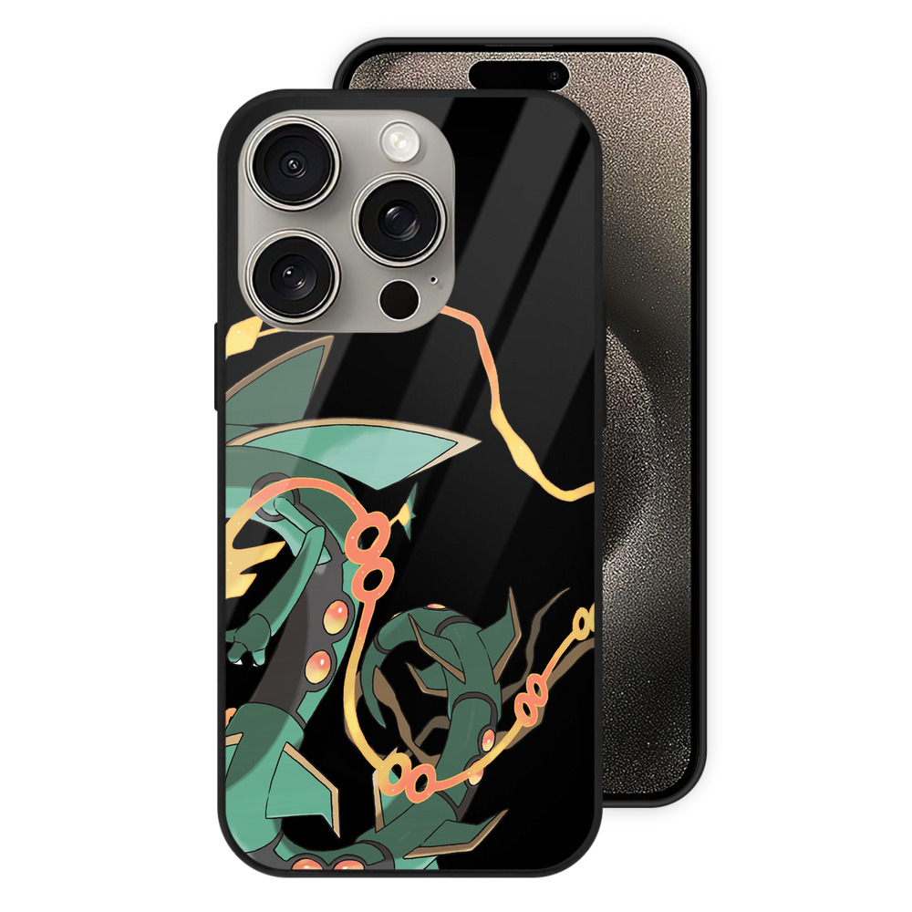 （画像用） ポケットモンスター Pokémon 【iPhone15Pro対応】スマホケース 耐衝撃＆黄変防止 背面ガラス