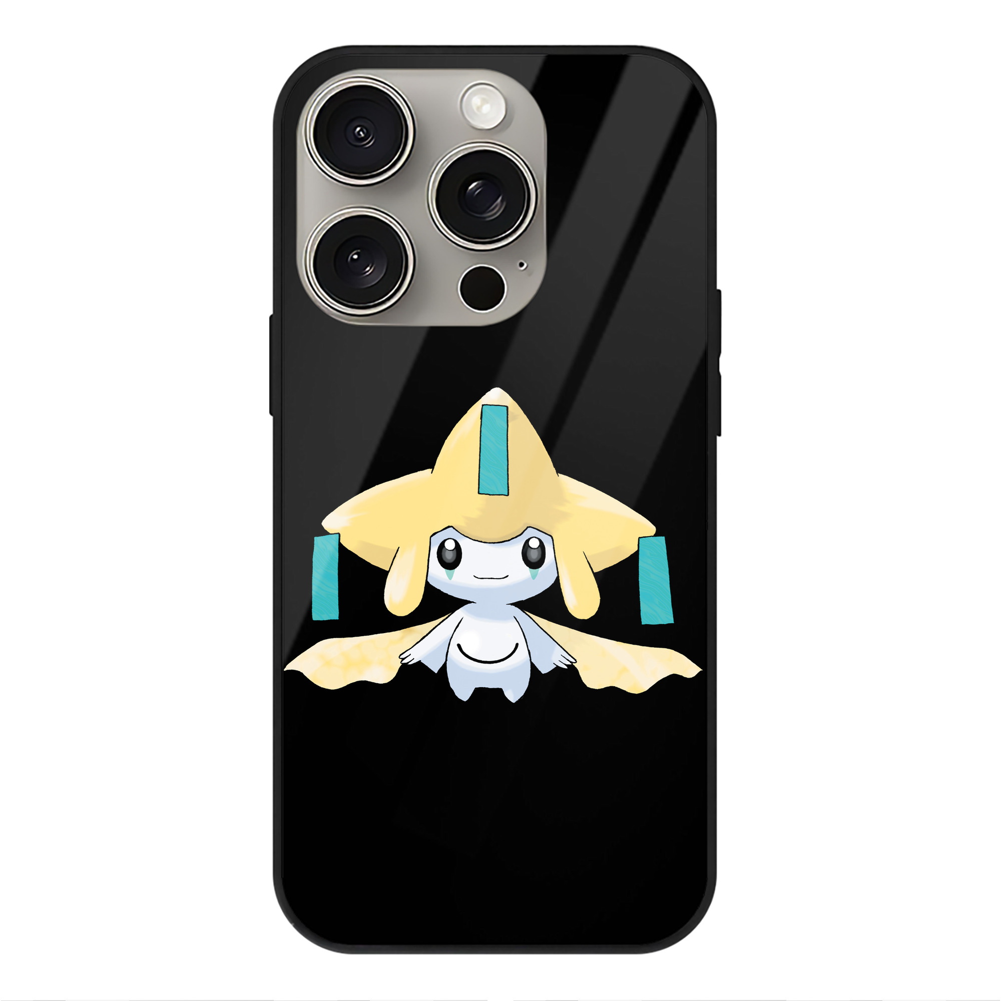 （画像用） ポケットモンスター Pokémon 【iPhone15Pro対応】スマホケース 耐衝撃＆黄変防止 背面ガラス
