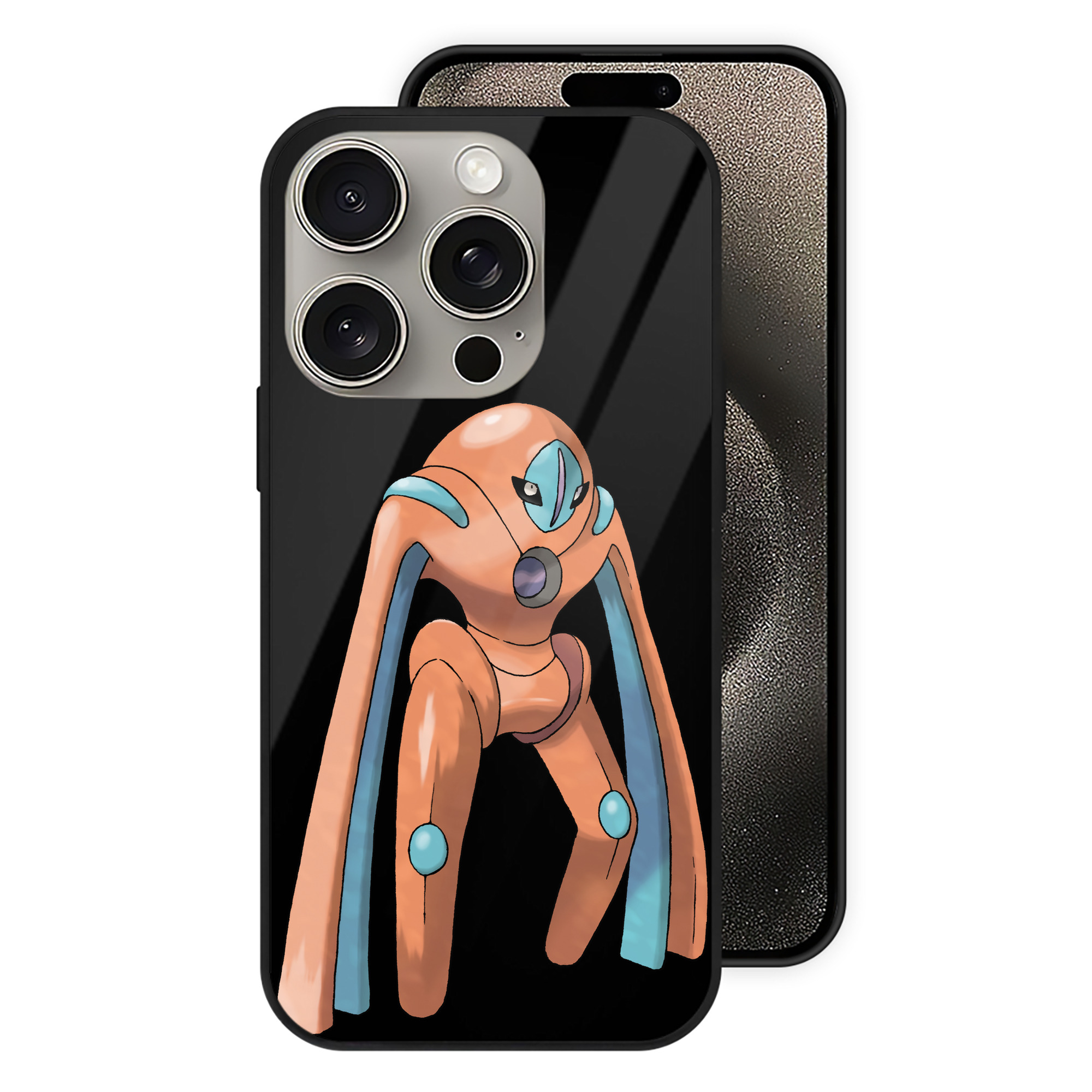 （画像用） ポケットモンスター Pokémon 【iPhone15Pro対応】スマホケース 耐衝撃＆黄変防止 背面ガラス