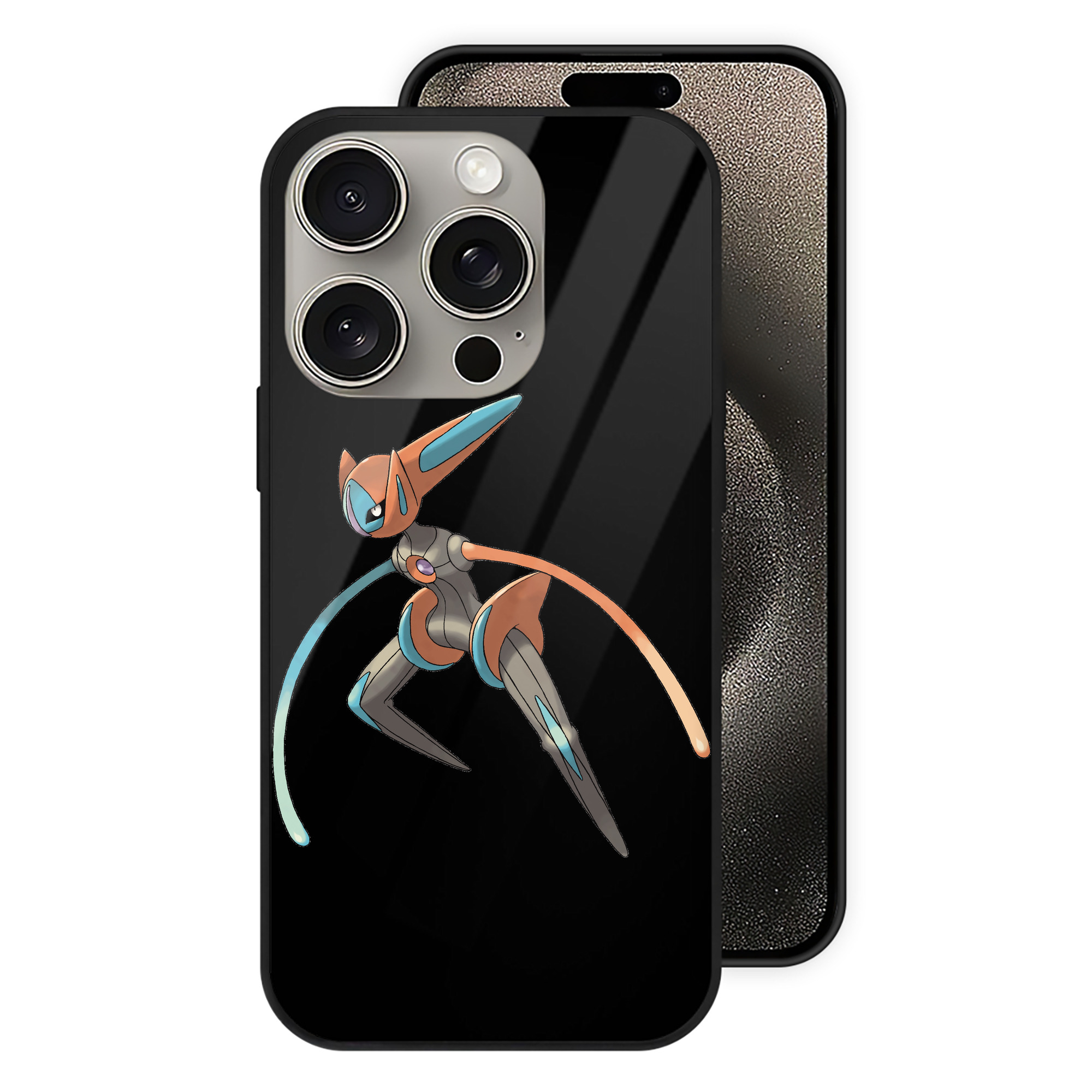 （画像用） ポケットモンスター Pokémon 【iPhone15Pro対応】スマホケース 耐衝撃＆黄変防止 背面ガラス