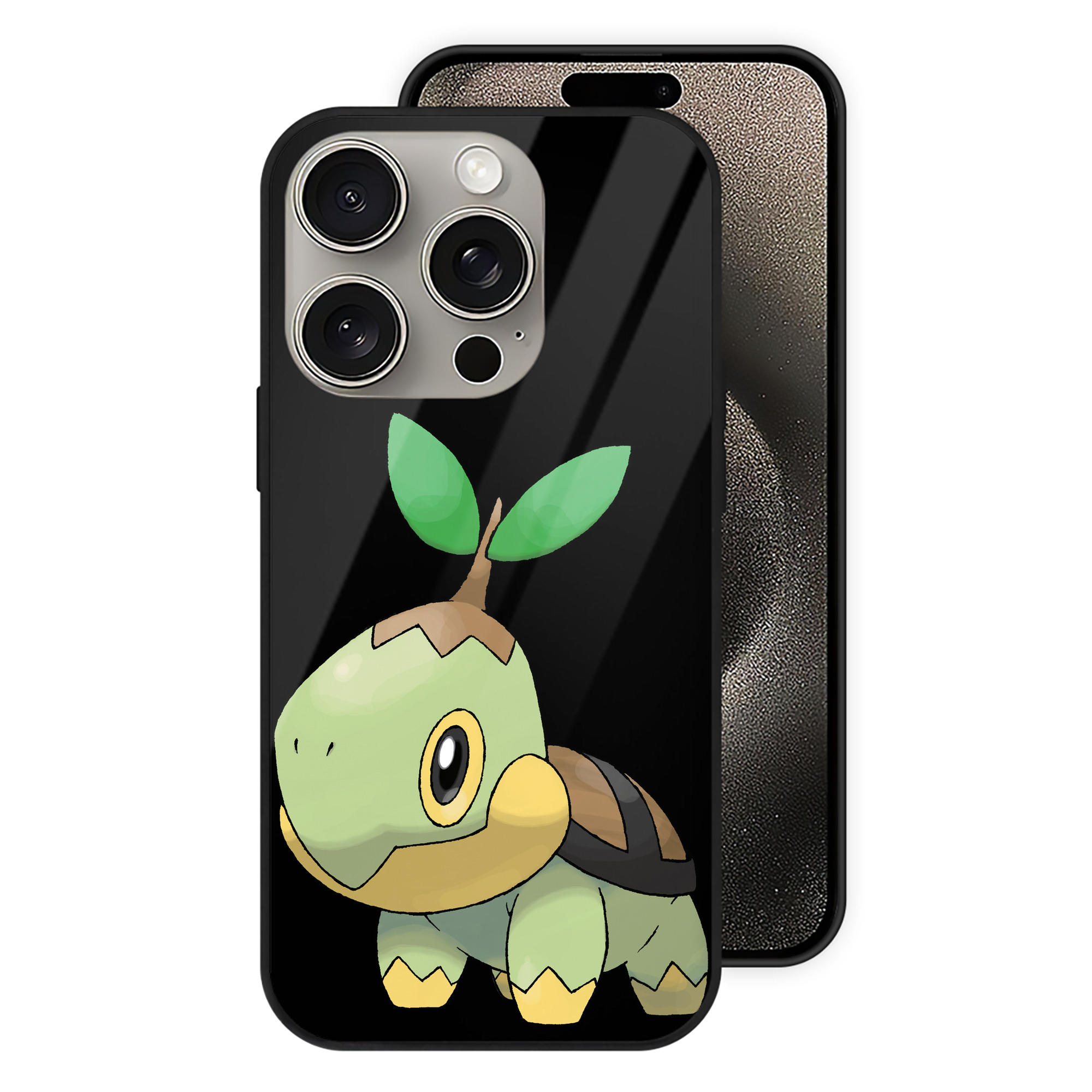 （画像用） ポケットモンスター Pokémon 【iPhone15Pro対応】スマホケース 耐衝撃＆黄変防止 背面ガラス