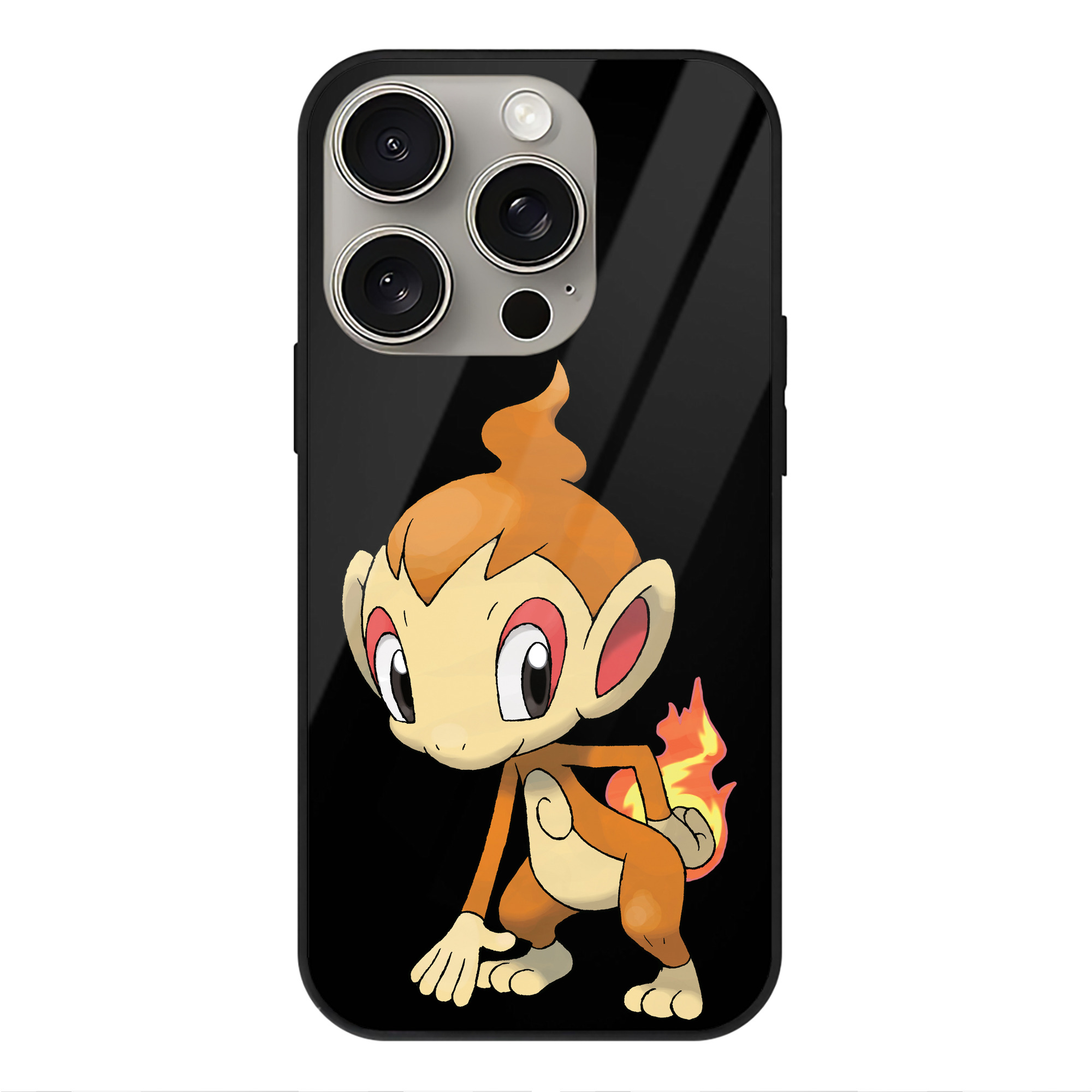 （画像用） ポケットモンスター Pokémon 【iPhone15Pro対応】スマホケース 耐衝撃＆黄変防止 背面ガラス