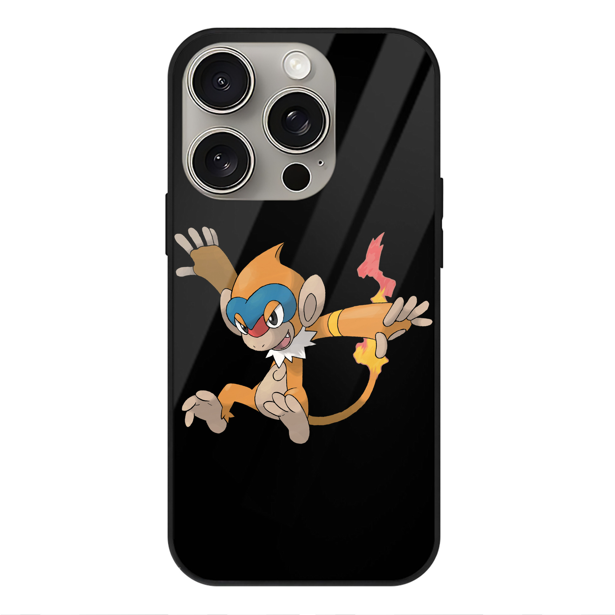 （画像用） ポケットモンスター Pokémon 【iPhone15Pro対応】スマホケース 耐衝撃＆黄変防止 背面ガラス