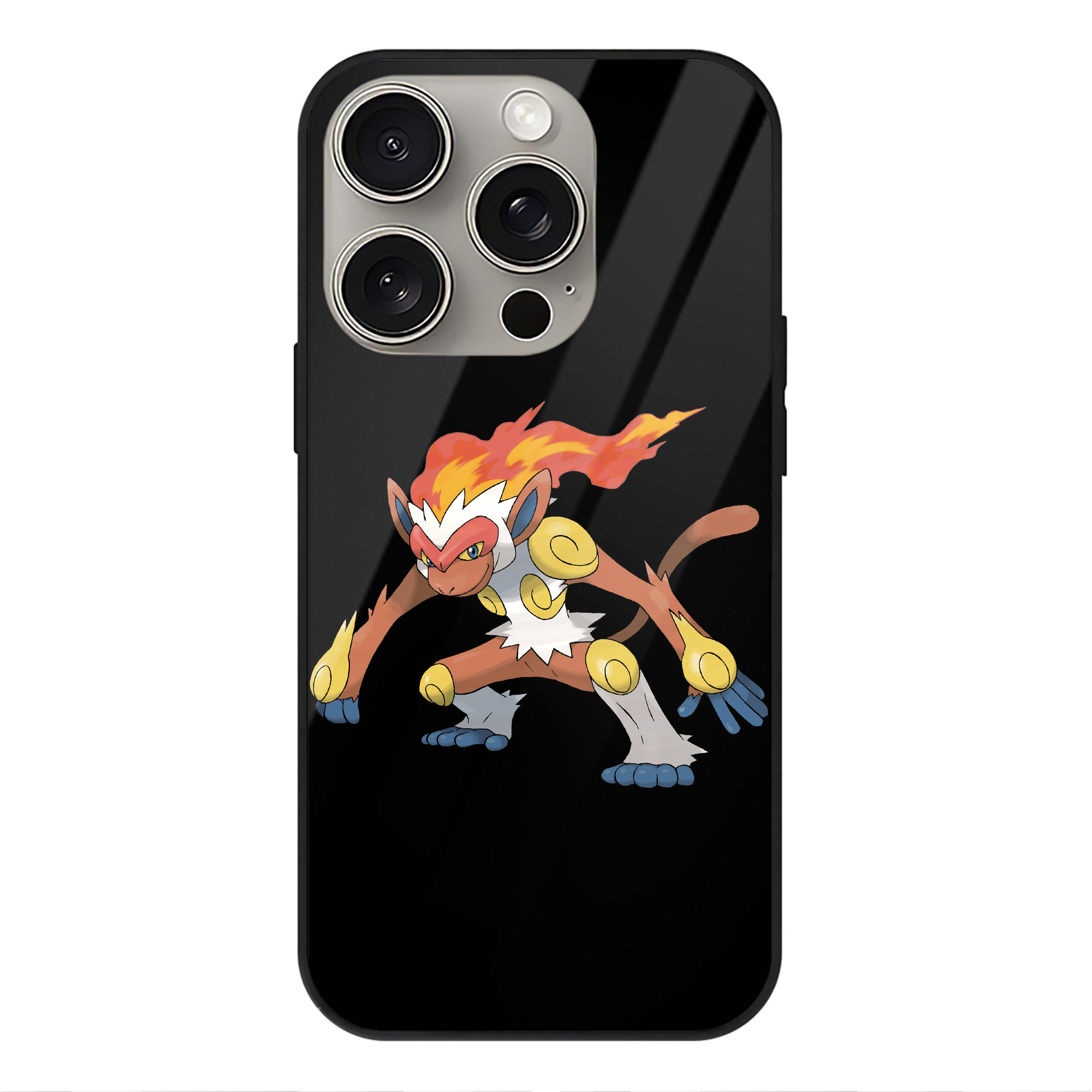 （画像用） ポケットモンスター Pokémon 【iPhone15Pro対応】スマホケース 耐衝撃＆黄変防止 背面ガラス