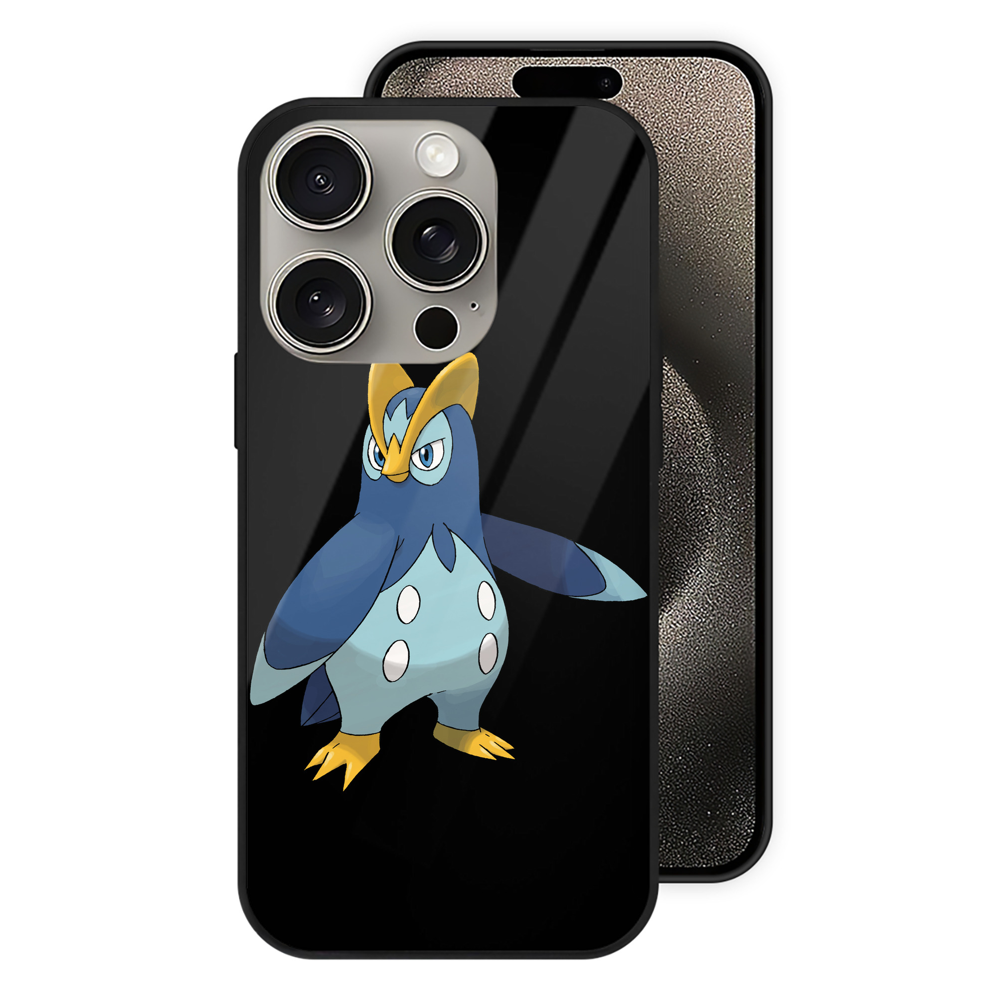 （画像用） ポケットモンスター Pokémon 【iPhone15Pro対応】スマホケース 耐衝撃＆黄変防止 背面ガラス