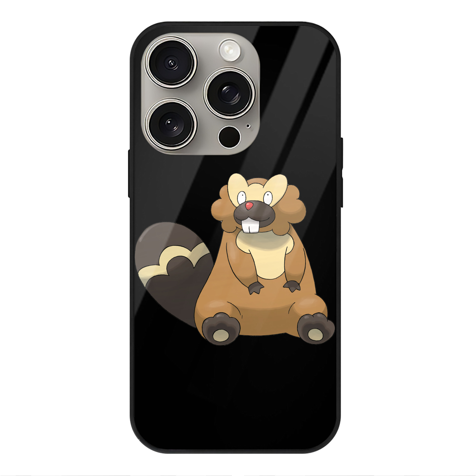 （画像用） ポケットモンスター Pokémon 【iPhone15Pro対応】スマホケース 耐衝撃＆黄変防止 背面ガラス