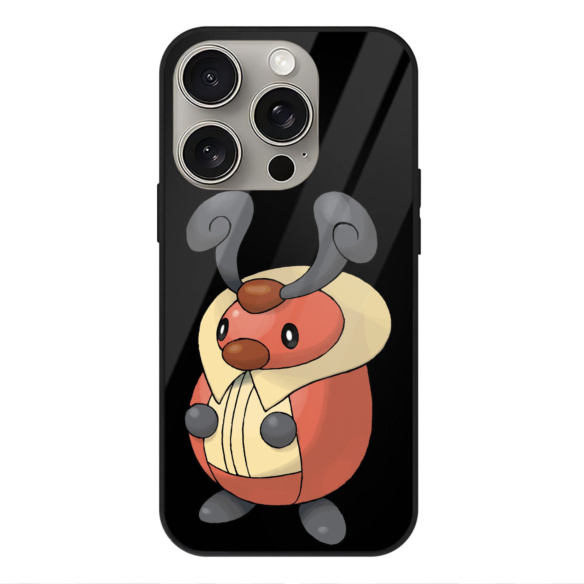 （画像用） ポケットモンスター Pokémon 【iPhone15Pro対応】スマホケース 耐衝撃＆黄変防止 背面ガラス
