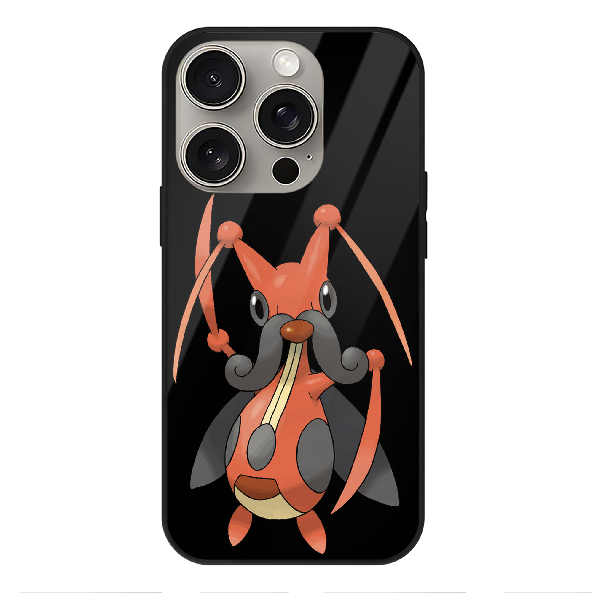 （画像用） ポケットモンスター Pokémon 【iPhone15Pro対応】スマホケース 耐衝撃＆黄変防止 背面ガラス