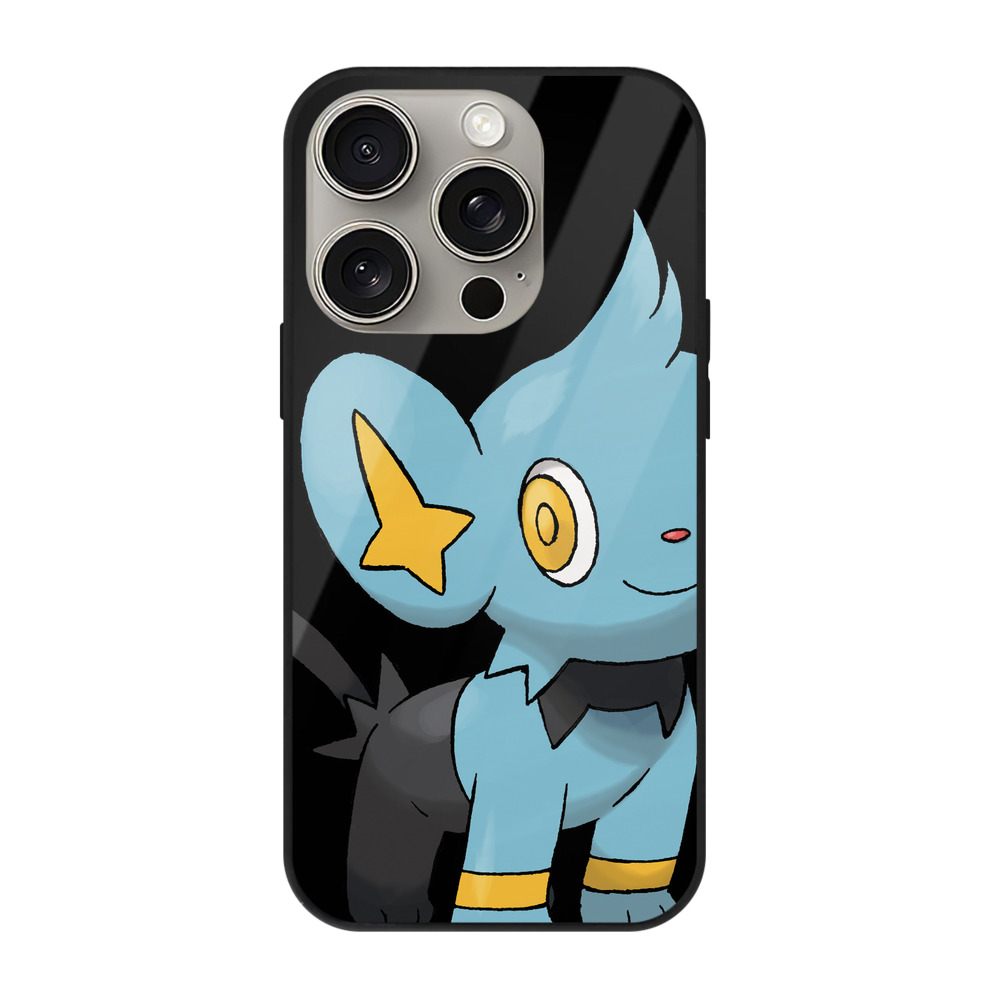 （画像用） ポケットモンスター Pokémon 【iPhone15Pro対応】スマホケース 耐衝撃＆黄変防止 背面ガラス