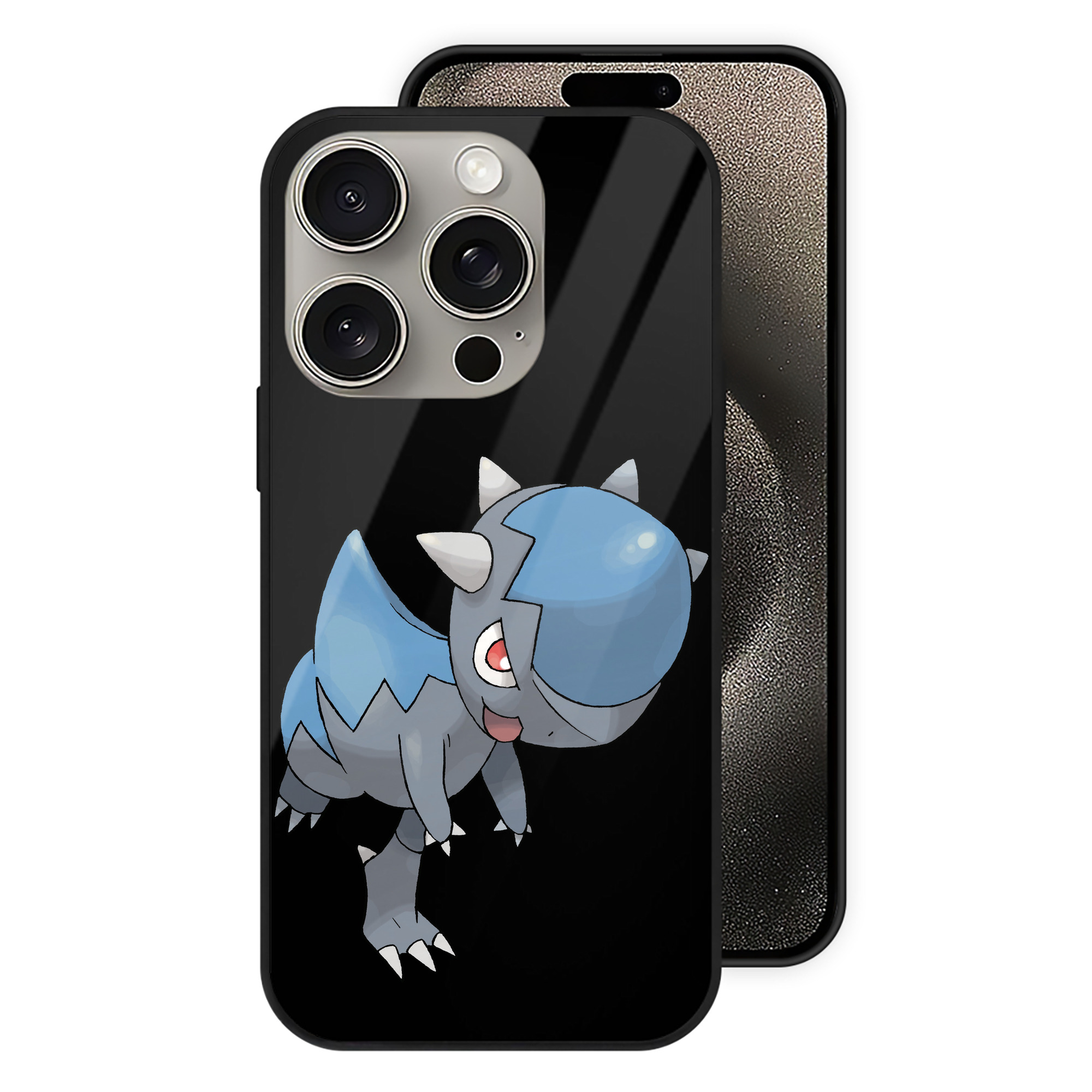 （画像用） ポケットモンスター Pokémon 【iPhone15Pro対応】スマホケース 耐衝撃＆黄変防止 背面ガラス
