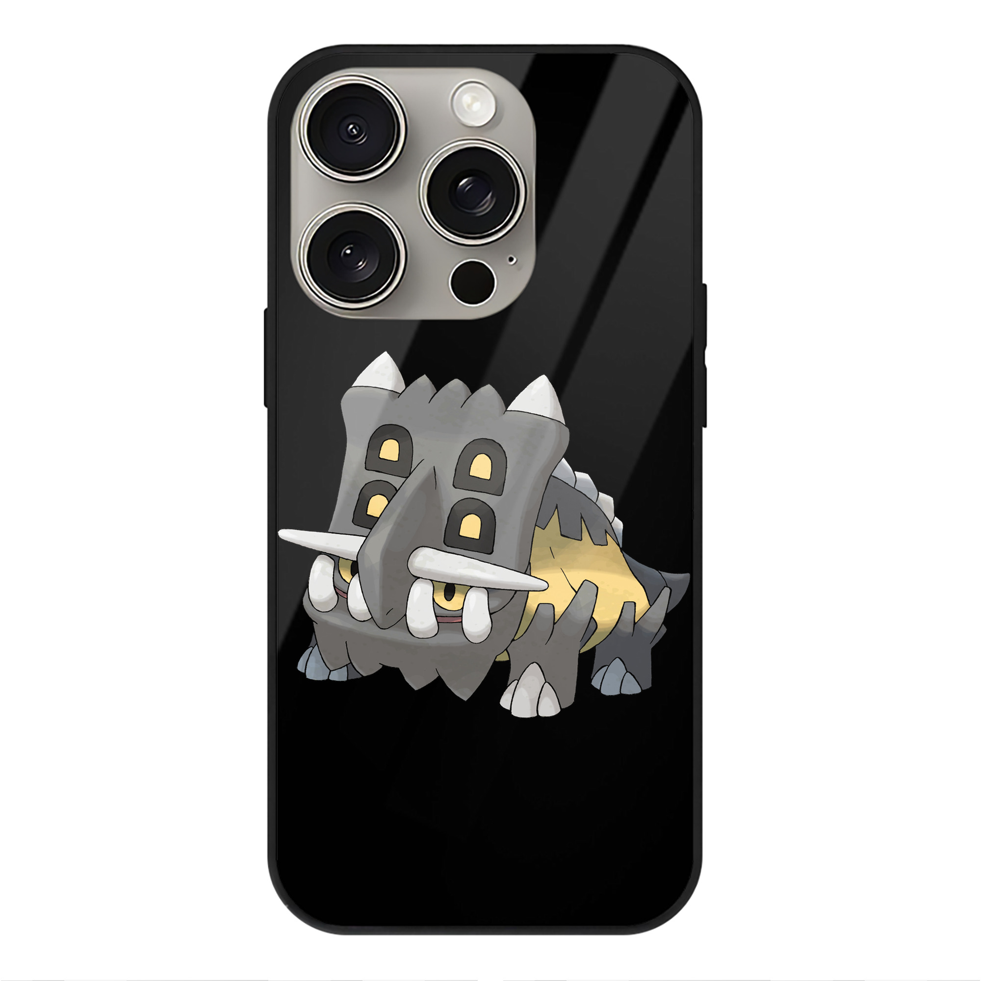 （画像用） ポケットモンスター Pokémon 【iPhone15Pro対応】スマホケース 耐衝撃＆黄変防止 背面ガラス