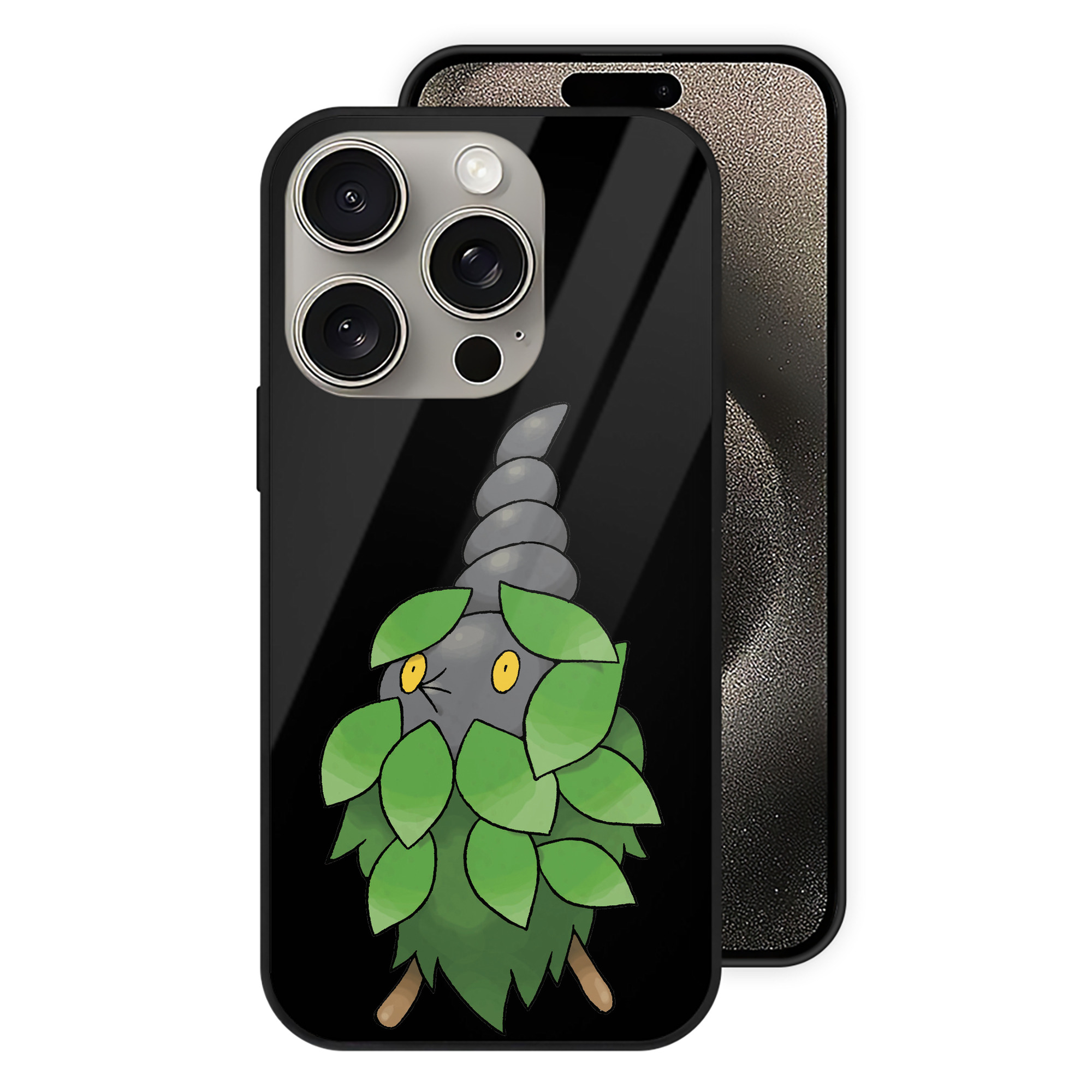 （画像用） ポケットモンスター Pokémon 【iPhone15Pro対応】スマホケース 耐衝撃＆黄変防止 背面ガラス