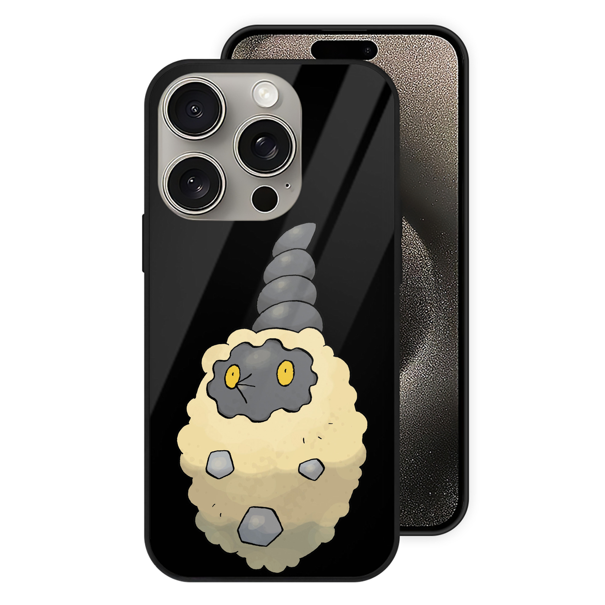 （画像用） ポケットモンスター Pokémon 【iPhone15Pro対応】スマホケース 耐衝撃＆黄変防止 背面ガラス