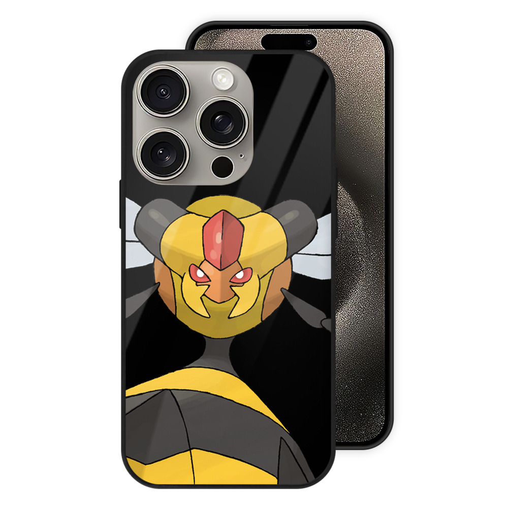 （画像用） ポケットモンスター Pokémon 【iPhone15Pro対応】スマホケース 耐衝撃＆黄変防止 背面ガラス