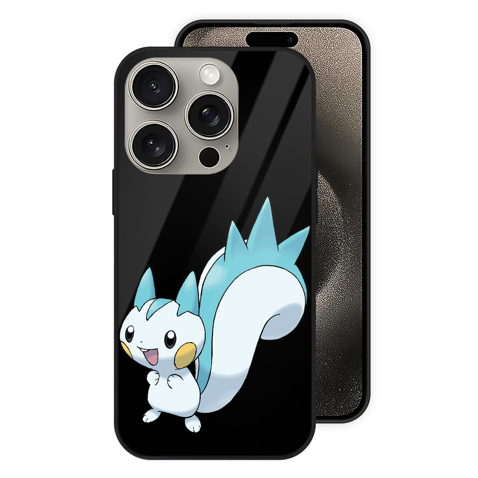 （画像用） ポケットモンスター Pokémon 【iPhone15Pro対応】スマホケース 耐衝撃＆黄変防止 背面ガラス