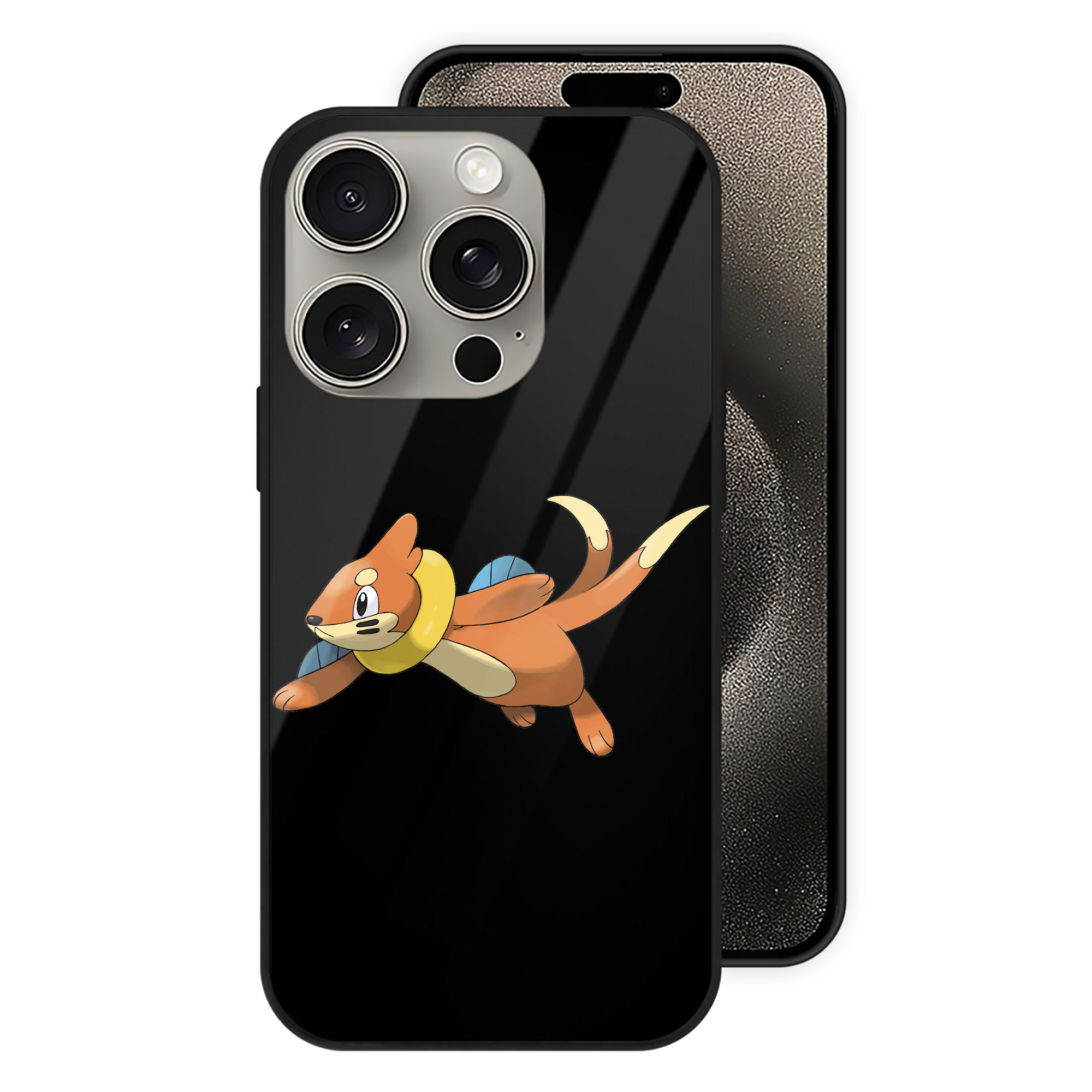 （画像用） ポケットモンスター Pokémon 【iPhone15Pro対応】スマホケース 耐衝撃＆黄変防止 背面ガラス