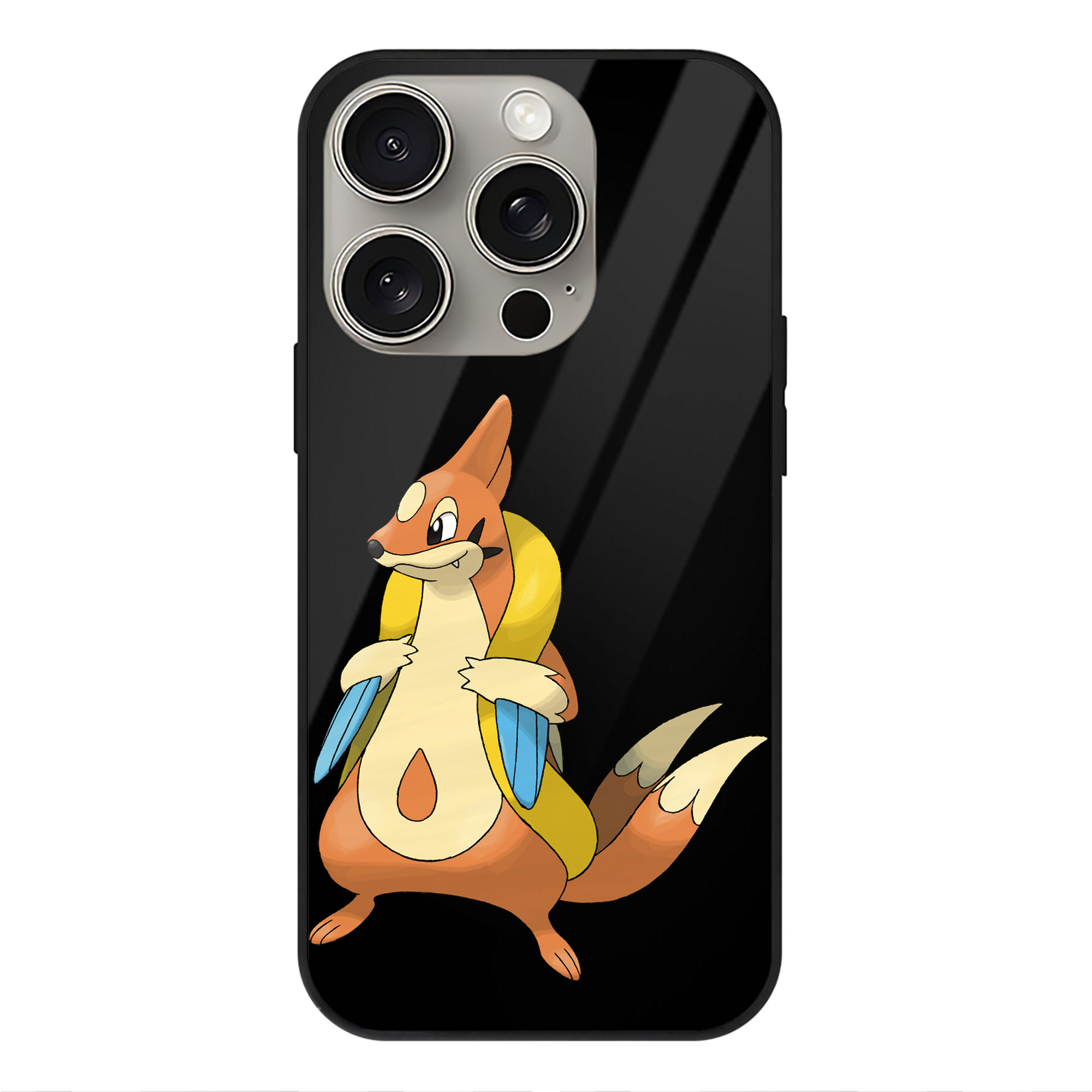 （画像用） ポケットモンスター Pokémon 【iPhone15Pro対応】スマホケース 耐衝撃＆黄変防止 背面ガラス