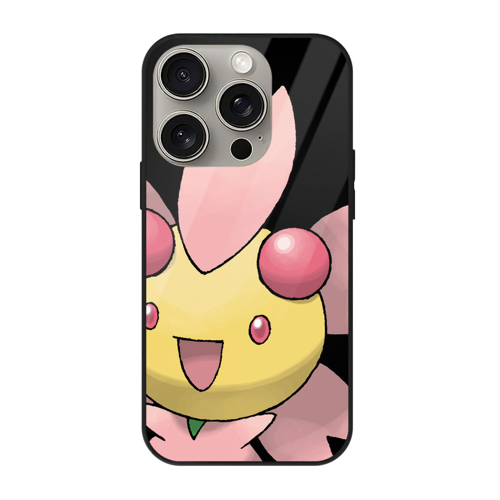 （画像用） ポケットモンスター Pokémon 【iPhone15Pro対応】スマホケース 耐衝撃＆黄変防止 背面ガラス