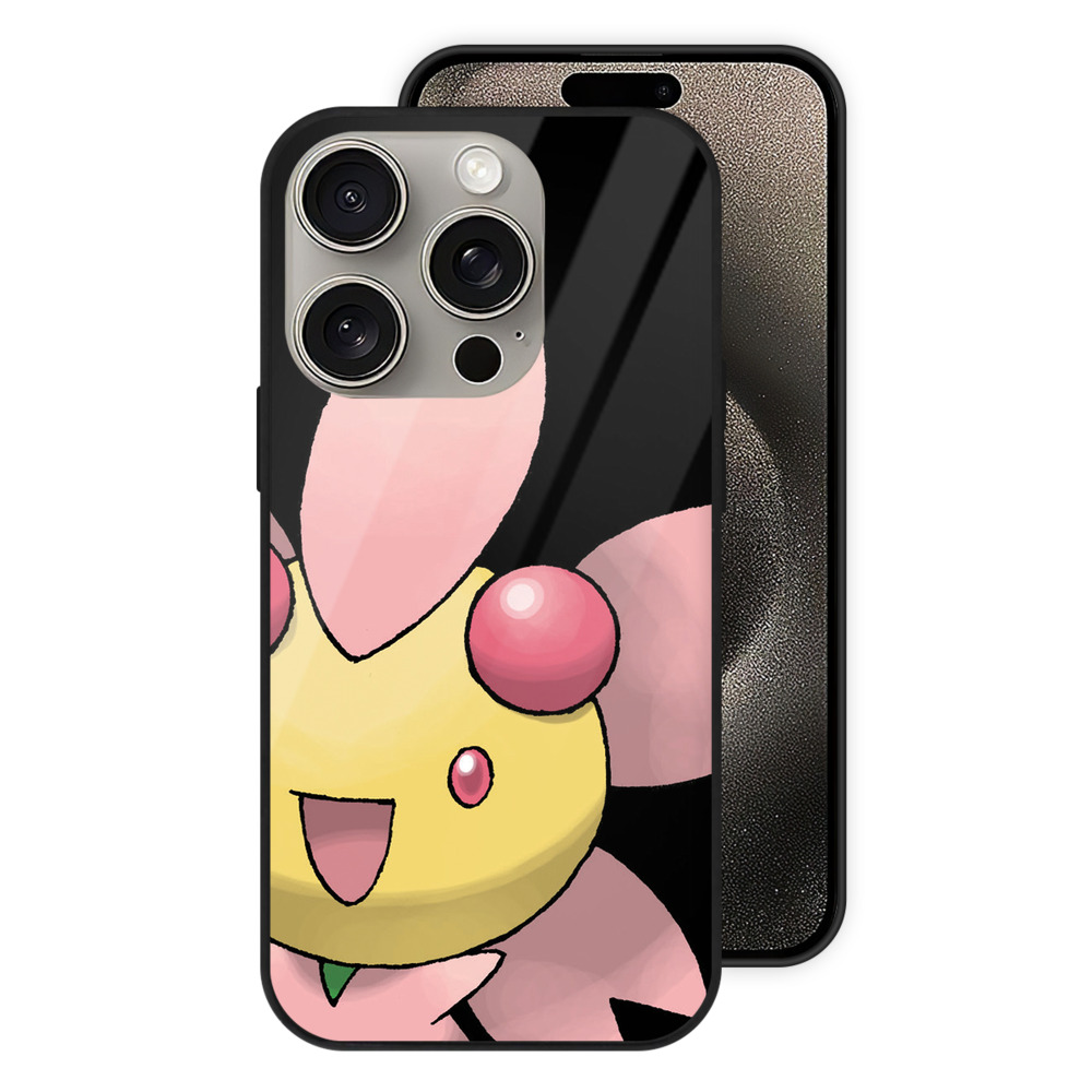 （画像用） ポケットモンスター Pokémon 【iPhone15Pro対応】スマホケース 耐衝撃＆黄変防止 背面ガラス