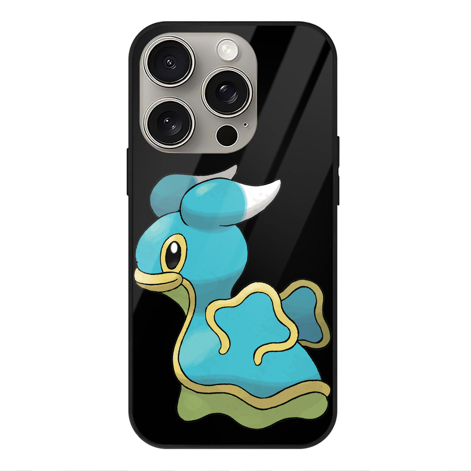 （画像用） ポケットモンスター Pokémon 【iPhone15Pro対応】スマホケース 耐衝撃＆黄変防止 背面ガラス