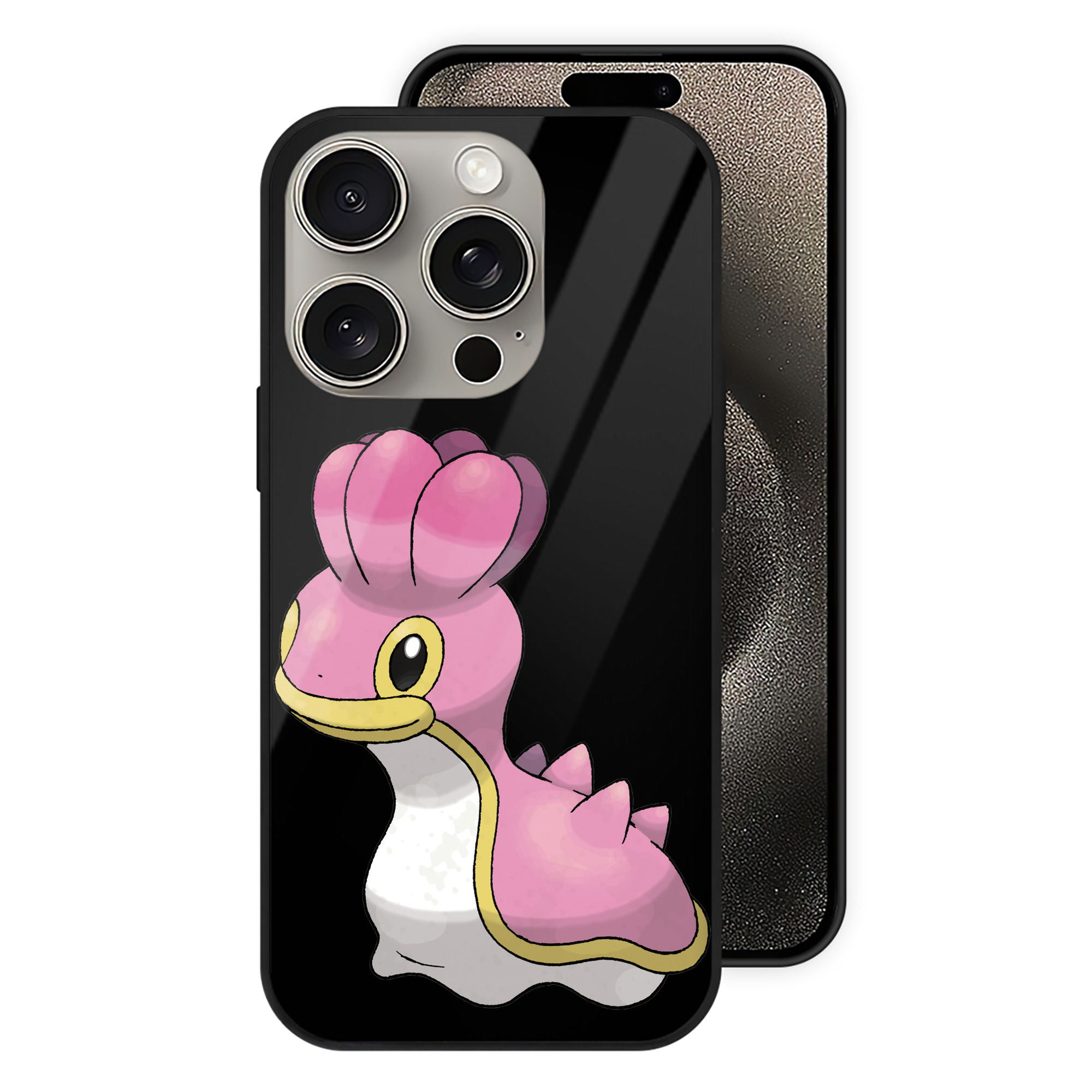 （画像用） ポケットモンスター Pokémon 【iPhone15Pro対応】スマホケース 耐衝撃＆黄変防止 背面ガラス
