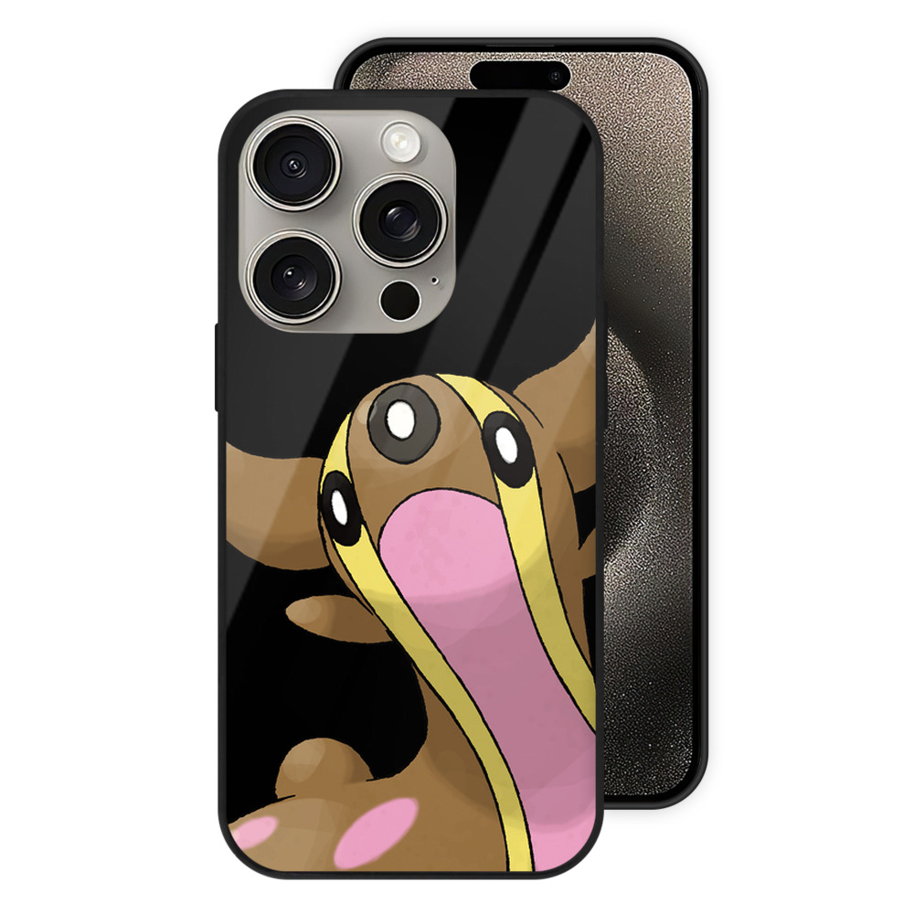 （画像用） ポケットモンスター Pokémon 【iPhone15Pro対応】スマホケース 耐衝撃＆黄変防止 背面ガラス