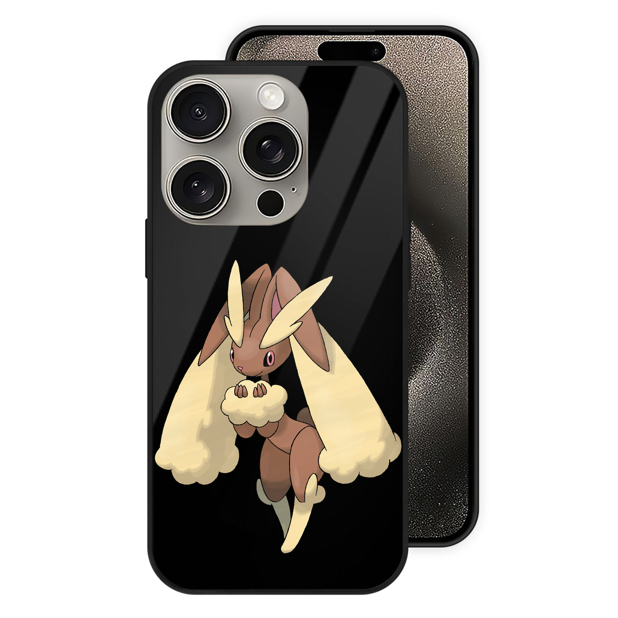 （画像用） ポケットモンスター Pokémon 【iPhone15Pro対応】スマホケース 耐衝撃＆黄変防止 背面ガラス