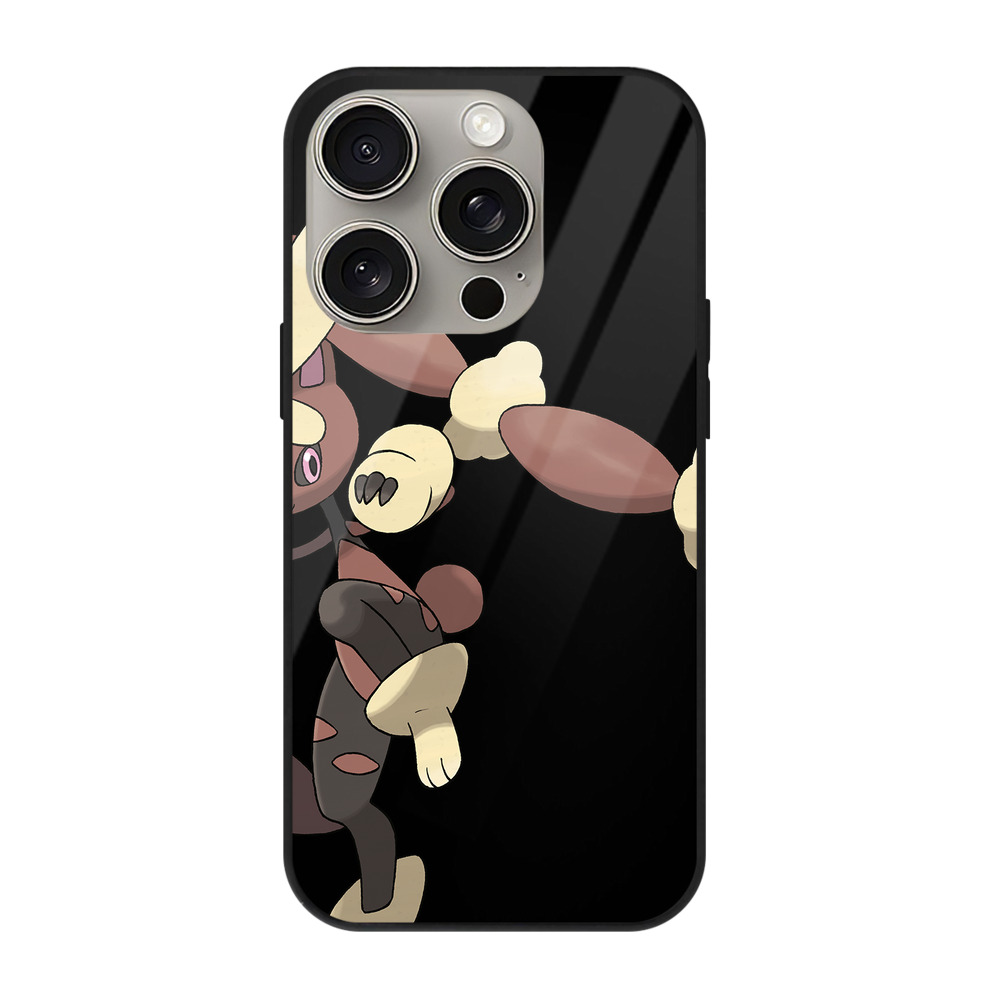 （画像用） ポケットモンスター Pokémon 【iPhone15Pro対応】スマホケース 耐衝撃＆黄変防止 背面ガラス