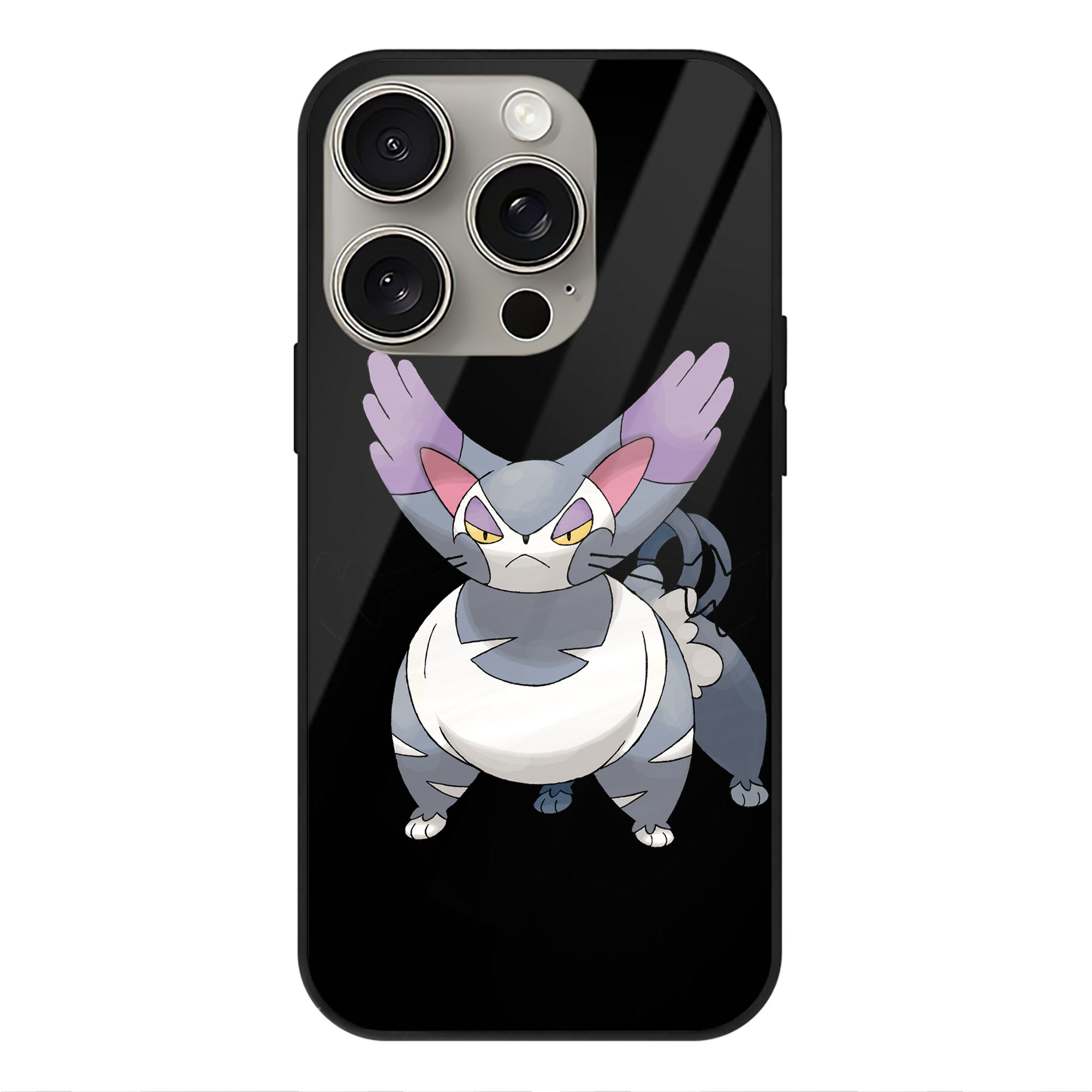 （画像用） ポケットモンスター Pokémon 【iPhone15Pro対応】スマホケース 耐衝撃＆黄変防止 背面ガラス