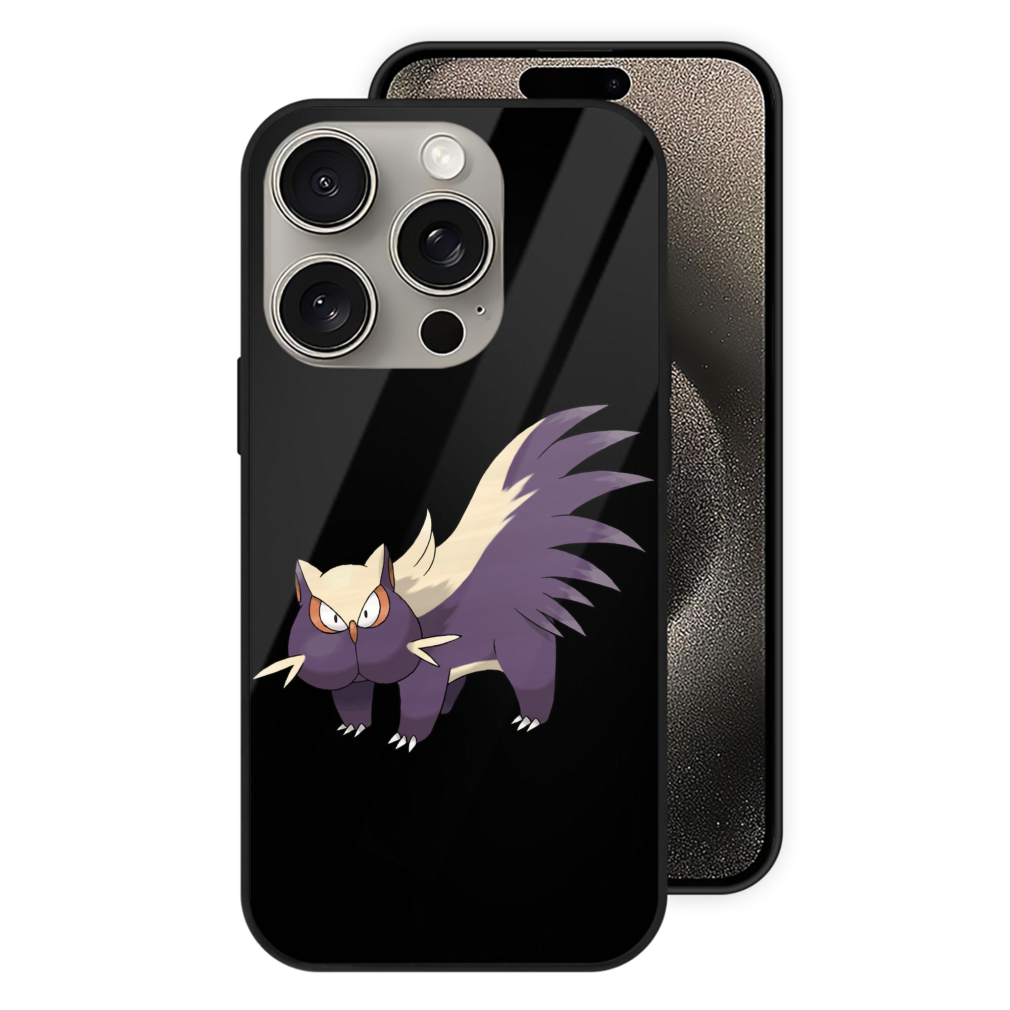 （画像用） ポケットモンスター Pokémon 【iPhone15Pro対応】スマホケース 耐衝撃＆黄変防止 背面ガラス