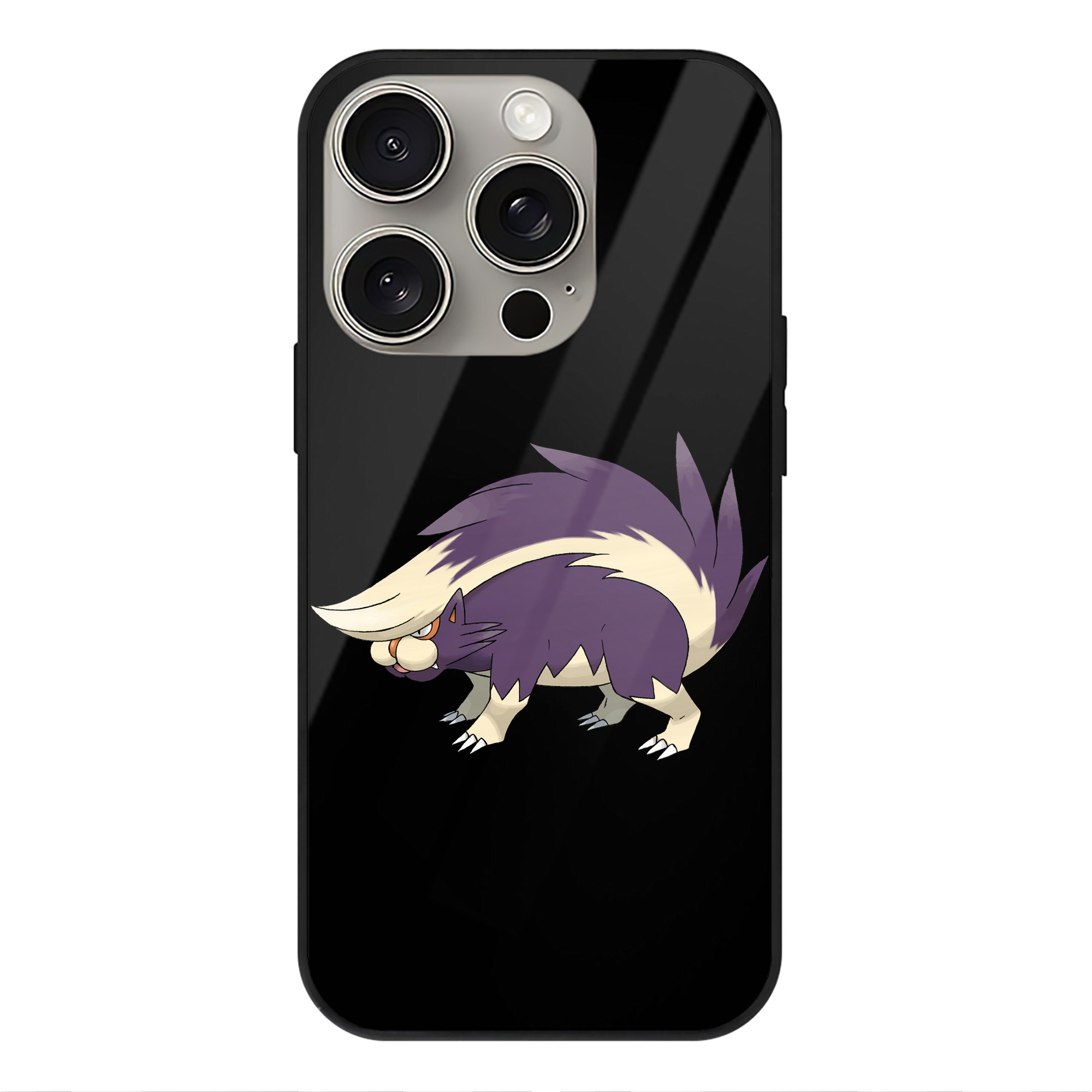 （画像用） ポケットモンスター Pokémon 【iPhone15Pro対応】スマホケース 耐衝撃＆黄変防止 背面ガラス